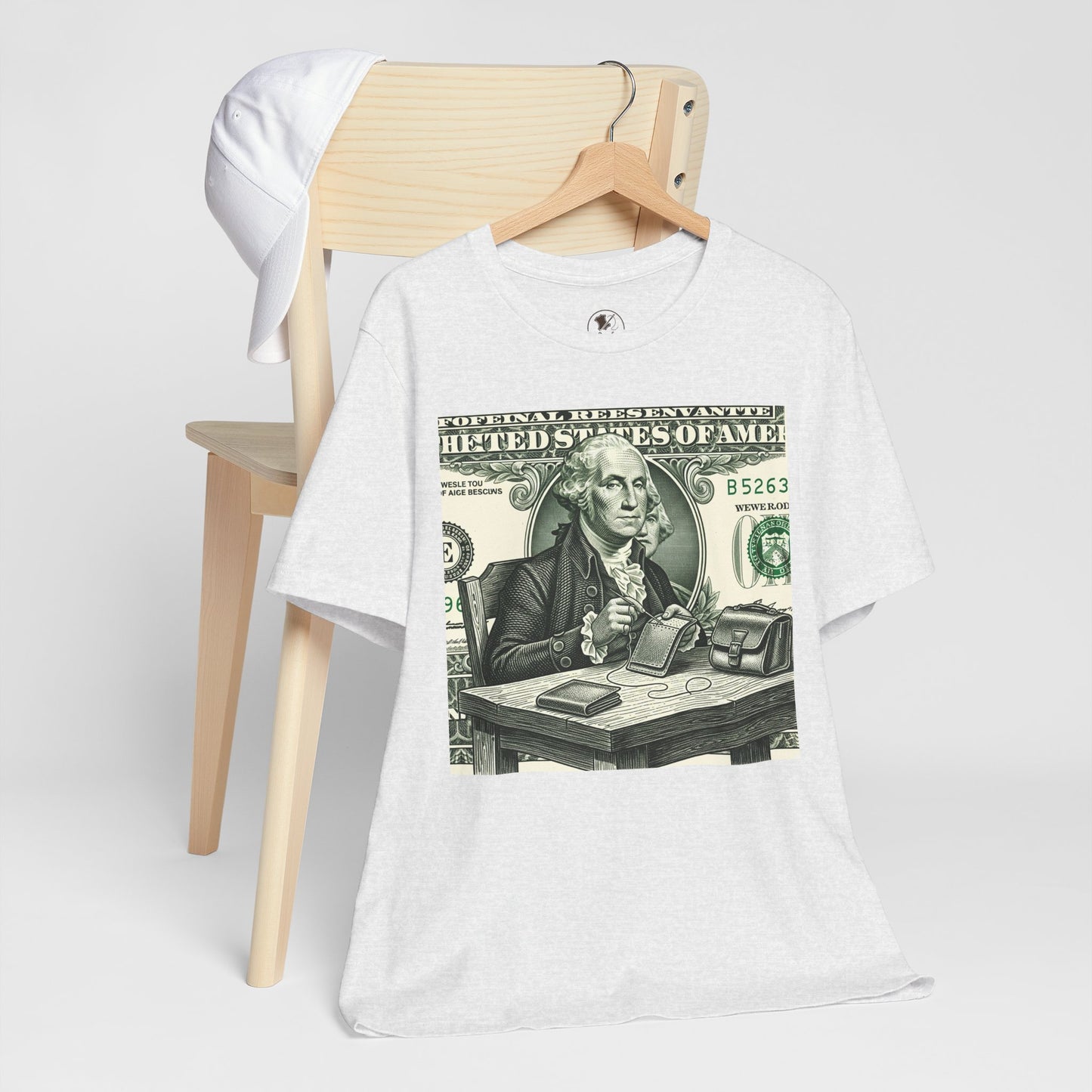 Alexander Hamilton Graphic Tee - Unisex Jersey Shirt for History Lovers, Vintage Style Casual Wear, Great Benjamin Franklin Graphic Tee Gift - ArtOm_farm™ LEATHER 