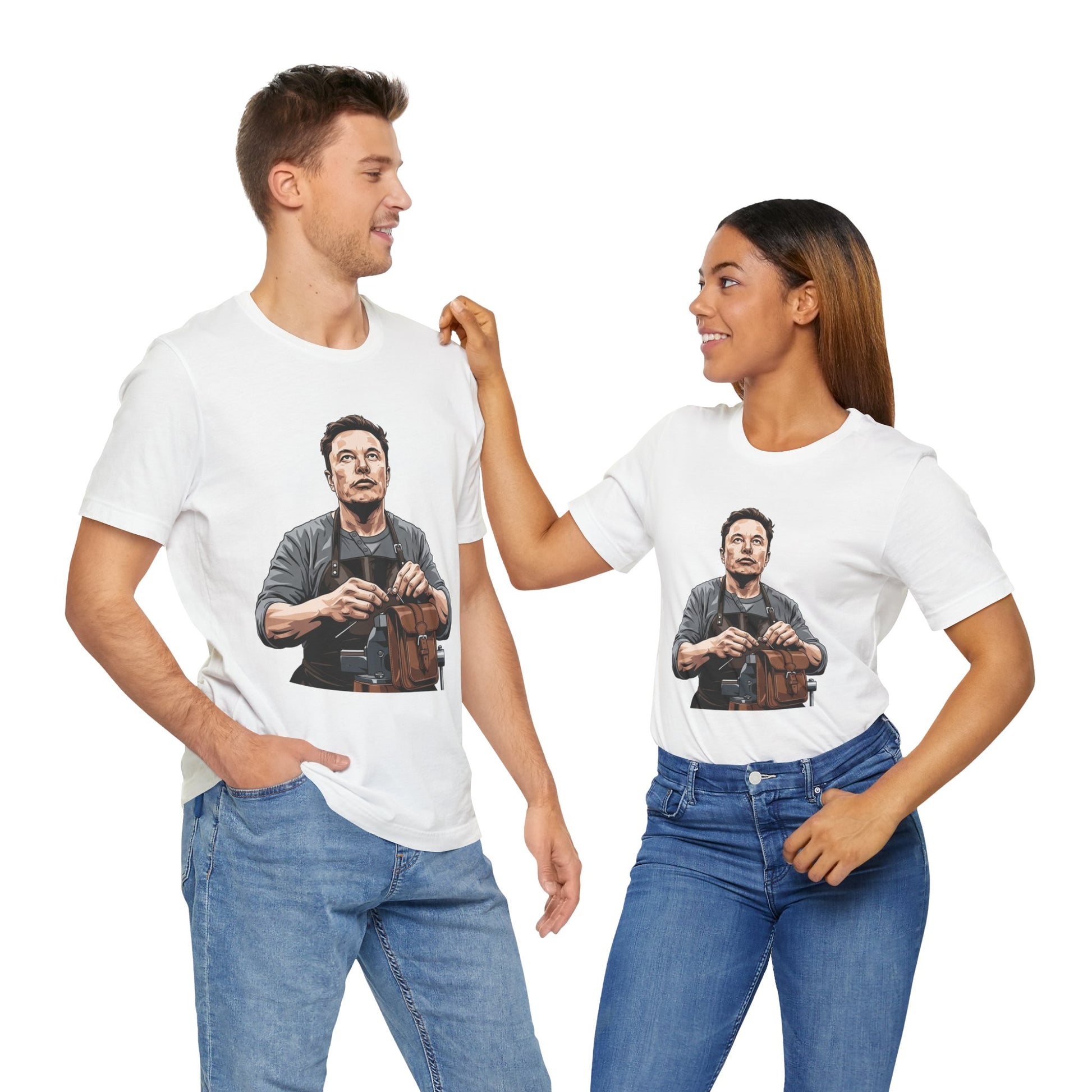 Creative Innovator Tee - Perfect Humor T-Shirt for Tech Enthusiasts and Engineers - ArtOm_farm™ LEATHER