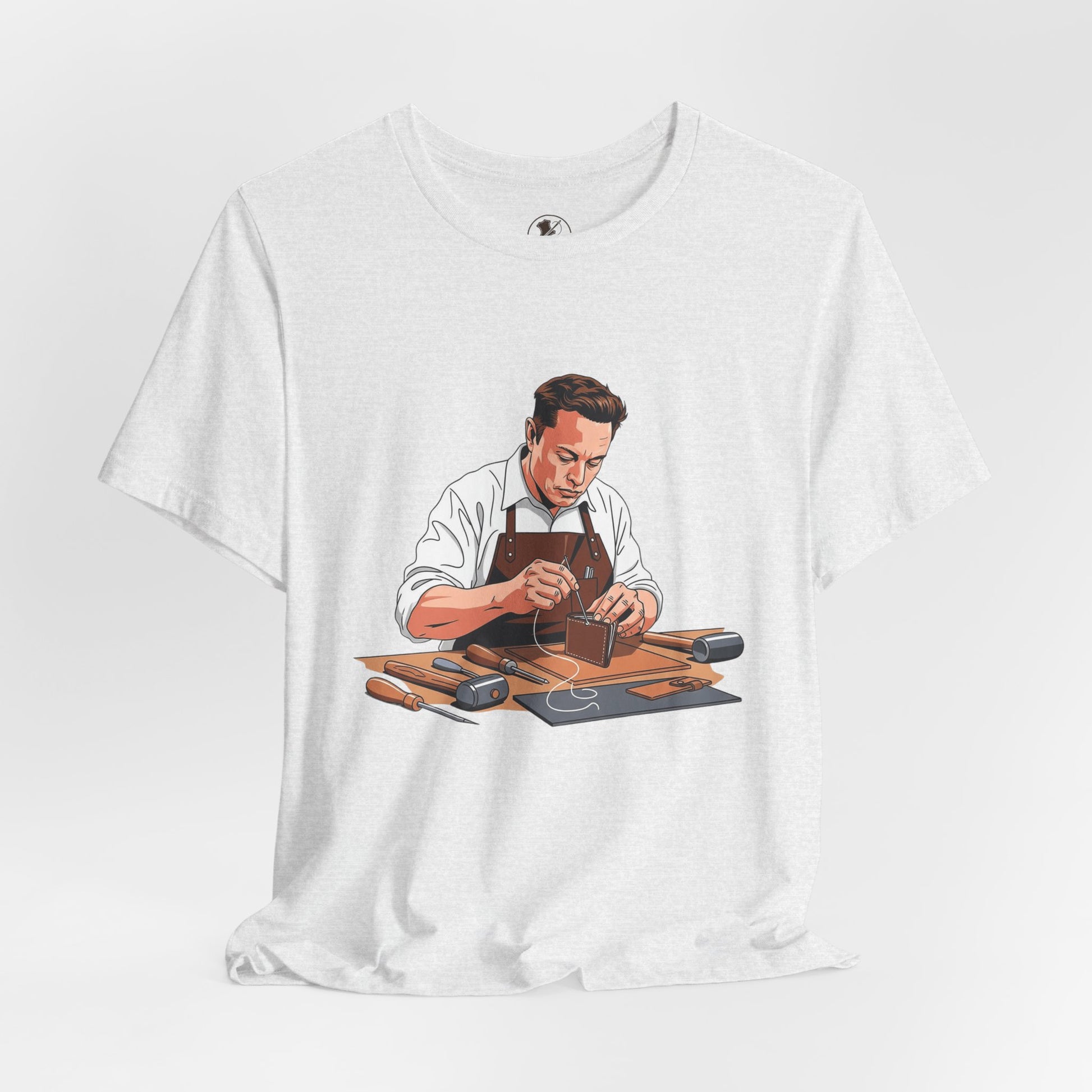 Craftsman Tee - Celebrate Artisanship with the Perfect Gift for Handyman and Father's Day, Ideal for Casual Everyday Wear - ArtOm_farm™ LEATHER 