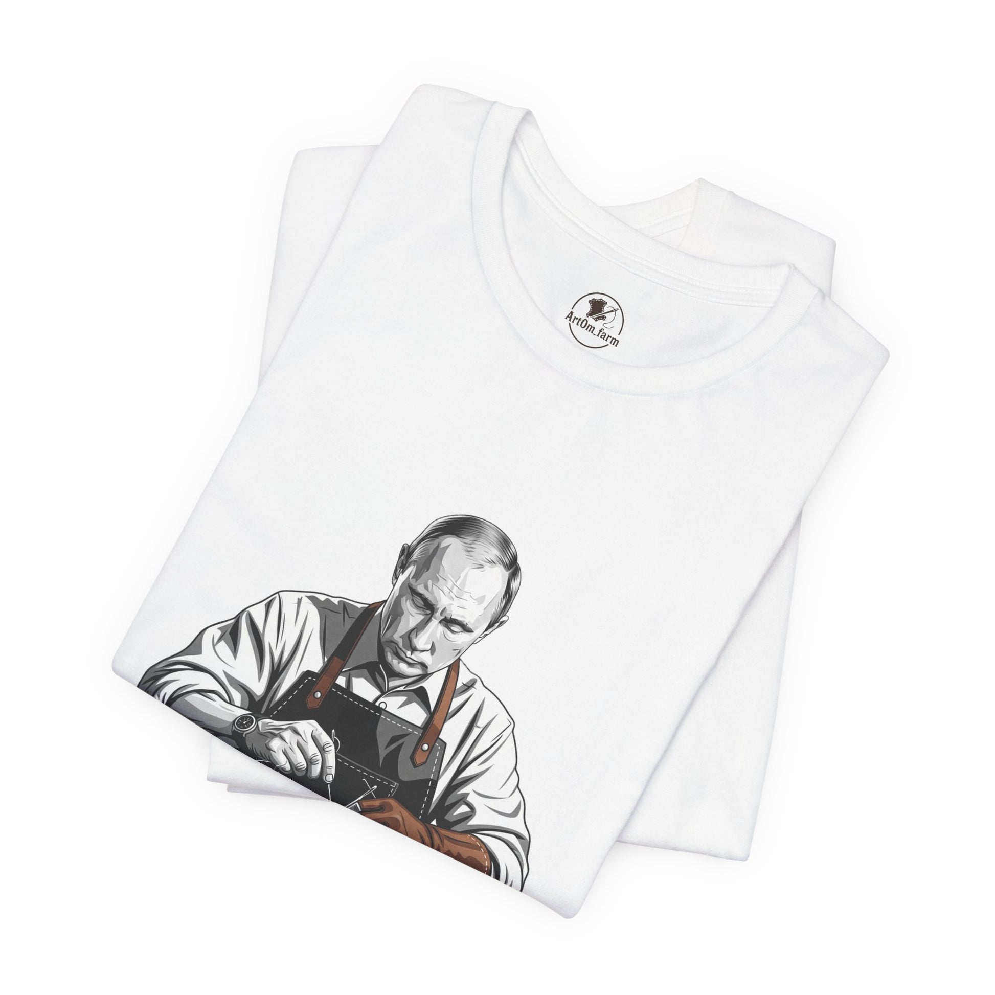 Craftsman Graphic Tee for Artisans, Perfect Birthday Gifts and Everyday Wear - ArtOm_farm™ LEATHER