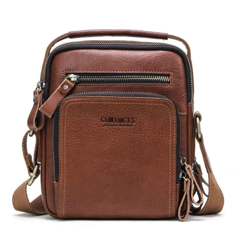 Dark Angels Leather Bag - Fashion Trend Retro Crazy Horse Leather Bag