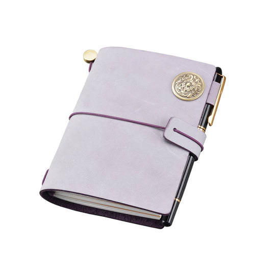 Vintage Leather Travel Notepad - Classic Journal for Your Adventures - ArtOm_farm™ LEATHER 