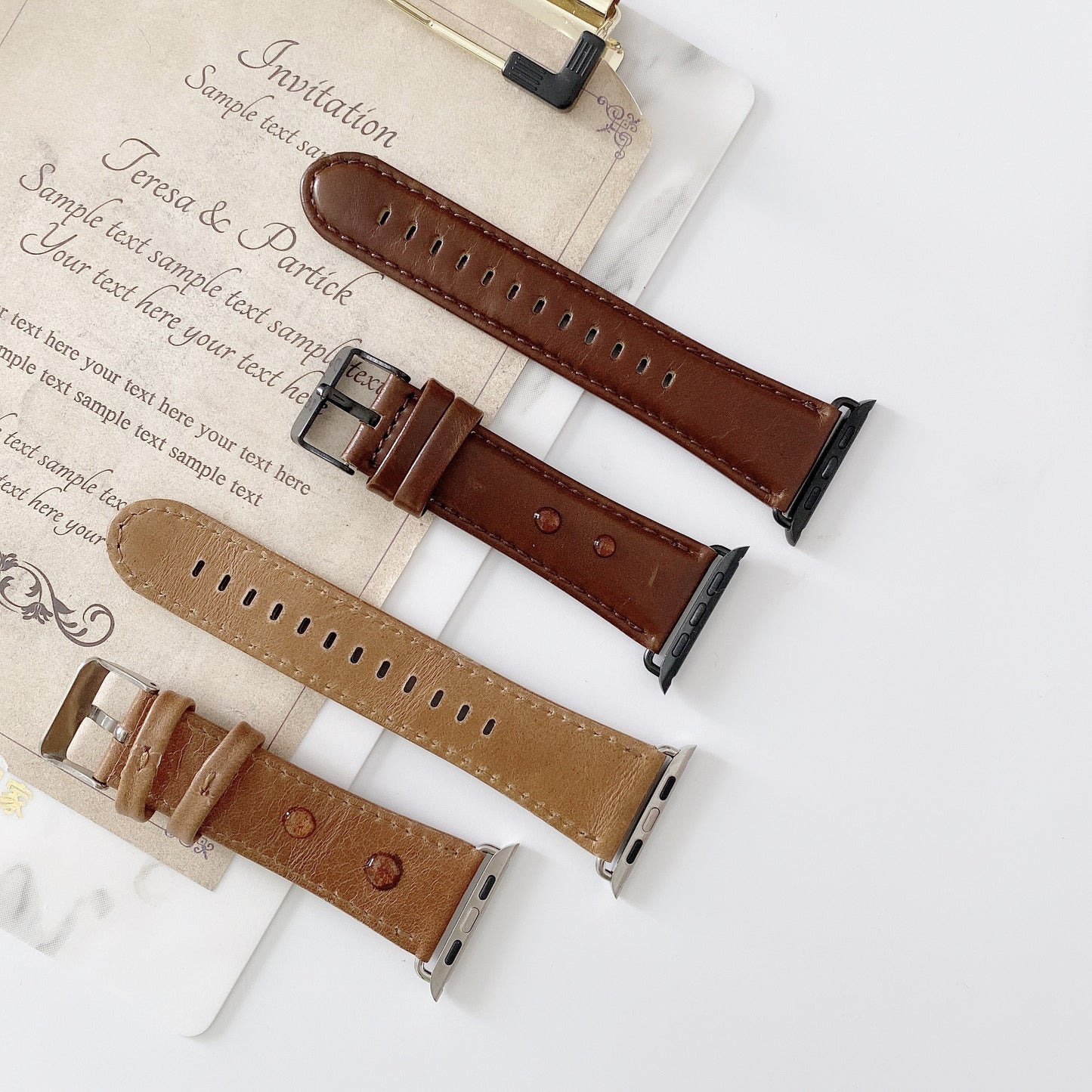 Glossy Oily Wax Texture Crazy Horse Leather Strap for Durability and Style - ArtOm_farm™ LEATHER 