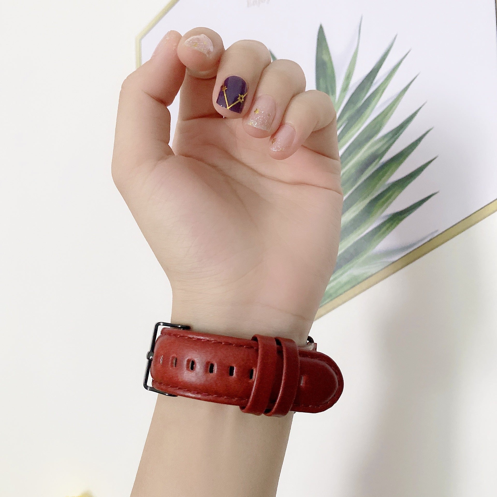 Glossy Oily Wax Texture Crazy Horse Leather Strap for Durability and Style - ArtOm_farm™ LEATHER 