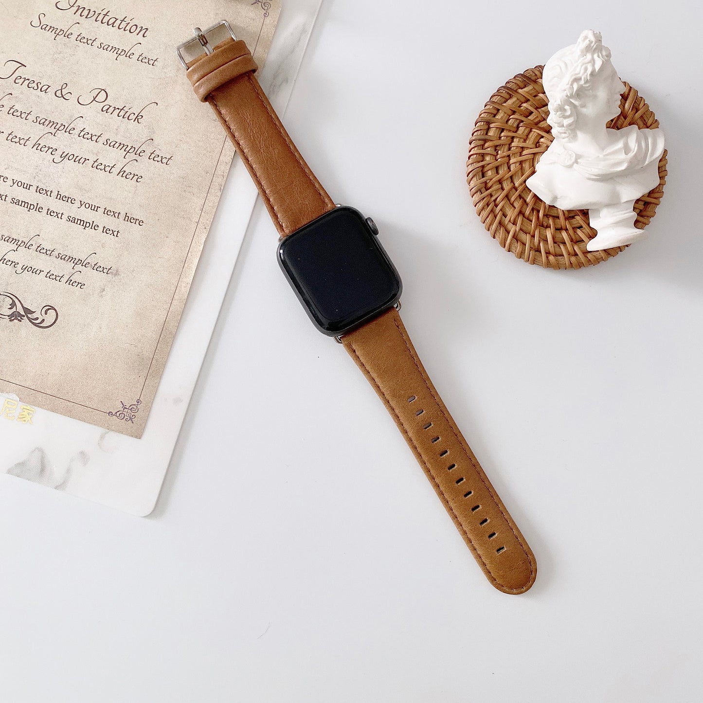 Glossy Oily Wax Texture Crazy Horse Leather Strap for Durability and Style - ArtOm_farm™ LEATHER 