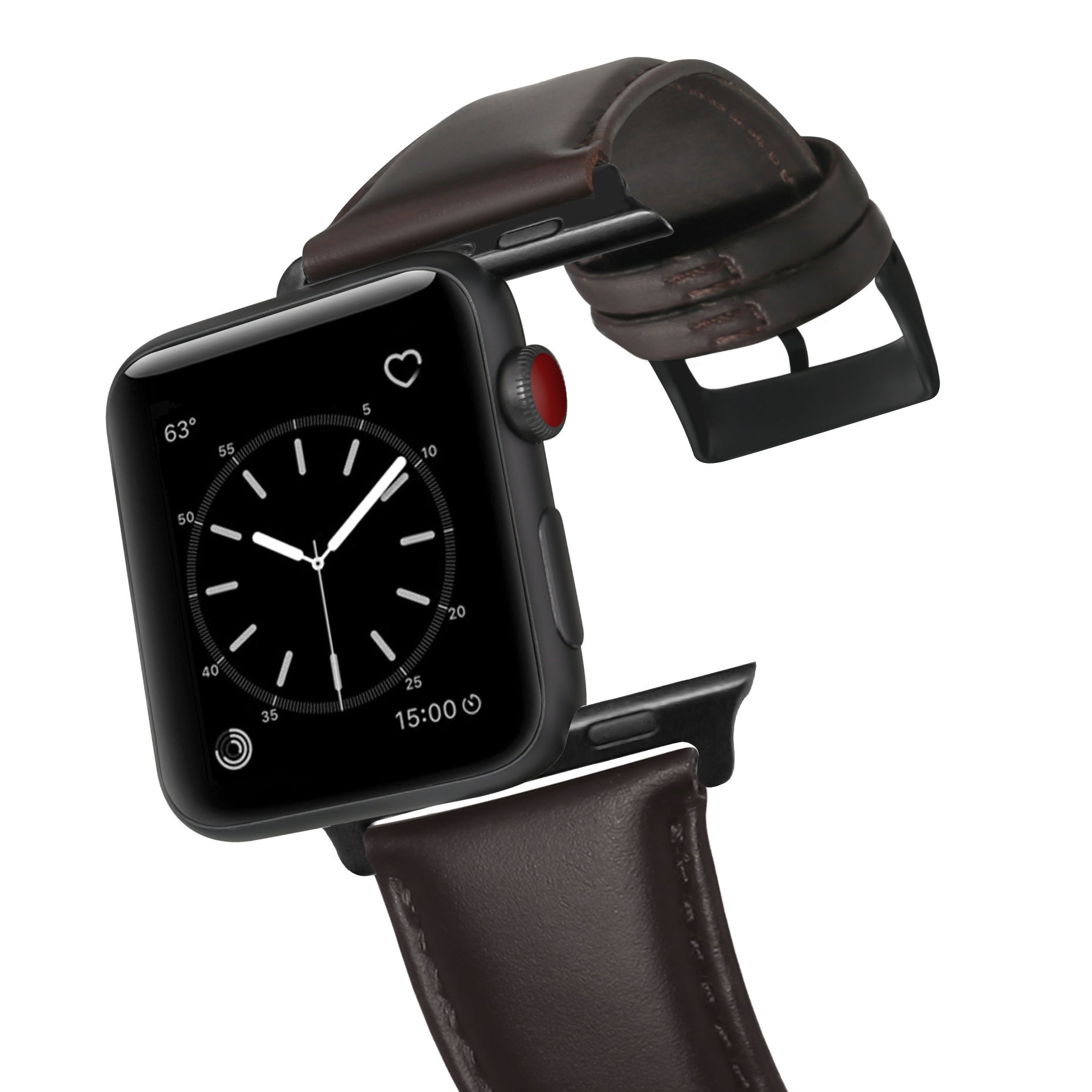 Apple Watch Leather Strap - Compatible All-inclusive Crazy Horse Pattern Oil Wax Leather Band for Apple Watch Iwatch - ArtOm_farm™ LEATHER 