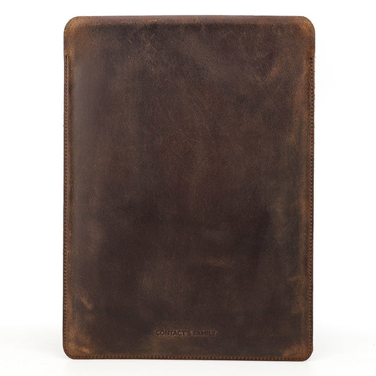 Protective Cover Crazy Horse Leather Laptop Bag for 13.3-inch Computers - ArtOm_farm™ LEATHER 