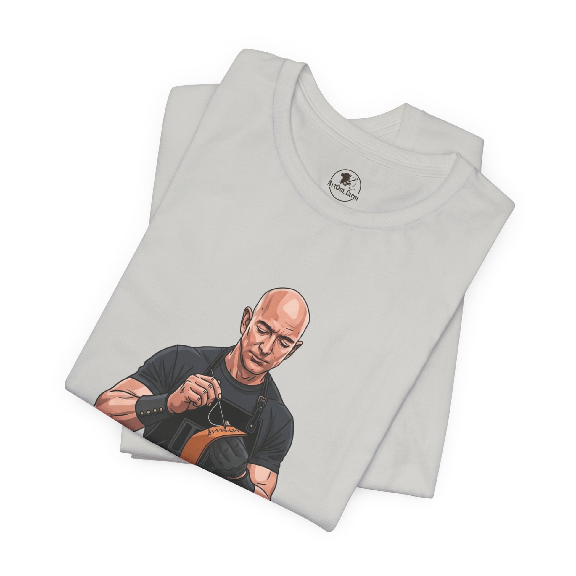 Craftsmanship Inspired Tee for Makers - Perfect Gift for Handmade Enthusiasts and Casual Wear - ArtOm_farm™ LEATHER 