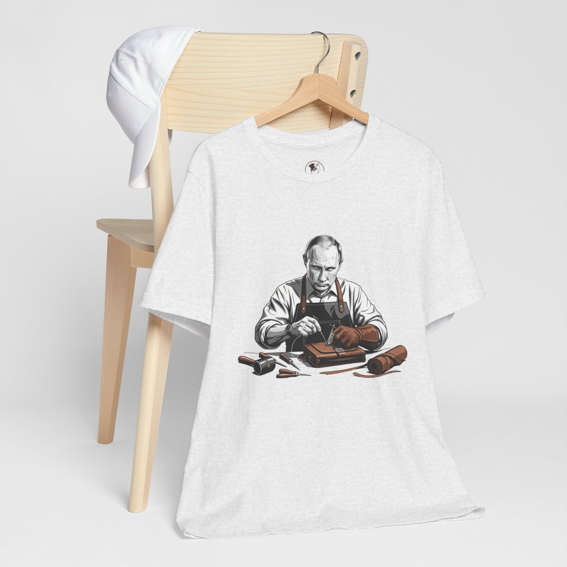 Craftsman Graphic Tee for Artisans, Perfect Birthday Gifts and Everyday Wear - ArtOm_farm™ LEATHER