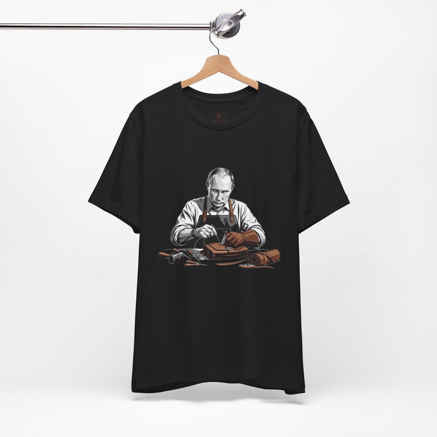 Craftsman Graphic Tee for Artisans, Perfect Birthday Gifts and Everyday Wear - ArtOm_farm™ LEATHER 