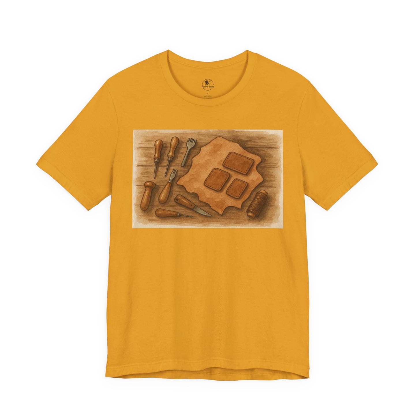 Craftsman Tools Tee - The Ideal Gift for Hobbyists and DIY Enthusiasts - ArtOm_farm™ LEATHER