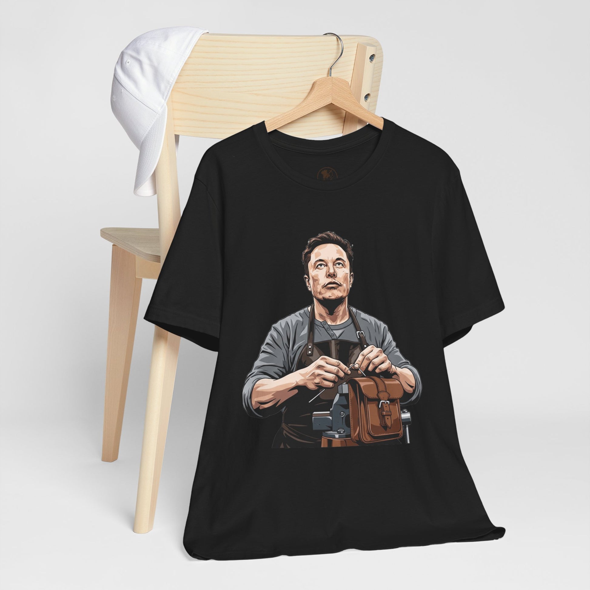 Creative Innovator Tee - Perfect Humor T-Shirt for Tech Enthusiasts and Engineers - ArtOm_farm™ LEATHER 
