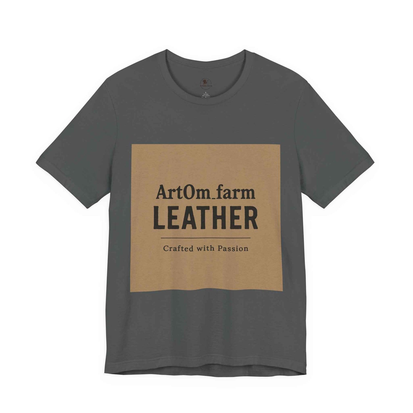 LEATHER Craft T-Shirt - Unisex Jersey Short Sleeve Artisan Tee for Crafters, Perfect Casual Outfit Gift
