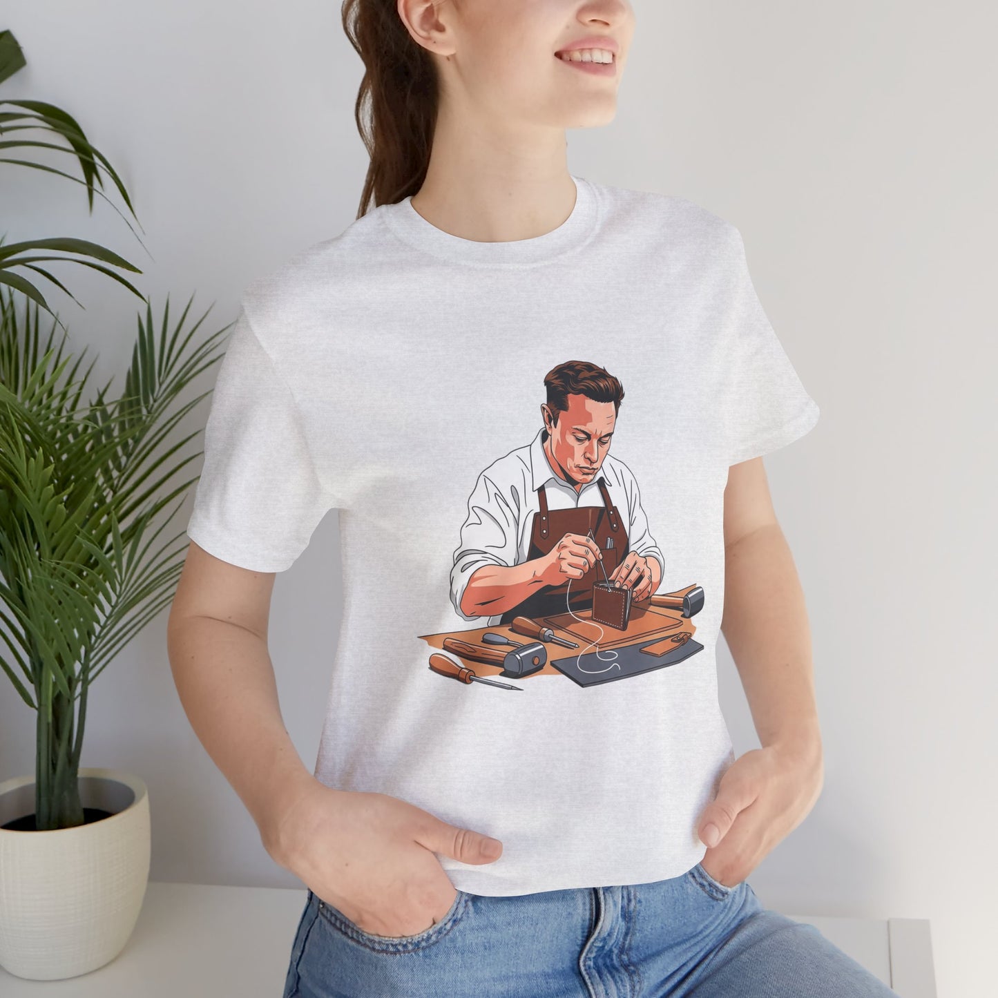 Craftsman Tee - Celebrate Artisanship with the Perfect Gift for Handyman and Father's Day, Ideal for Casual Everyday Wear - ArtOm_farm™ LEATHER 