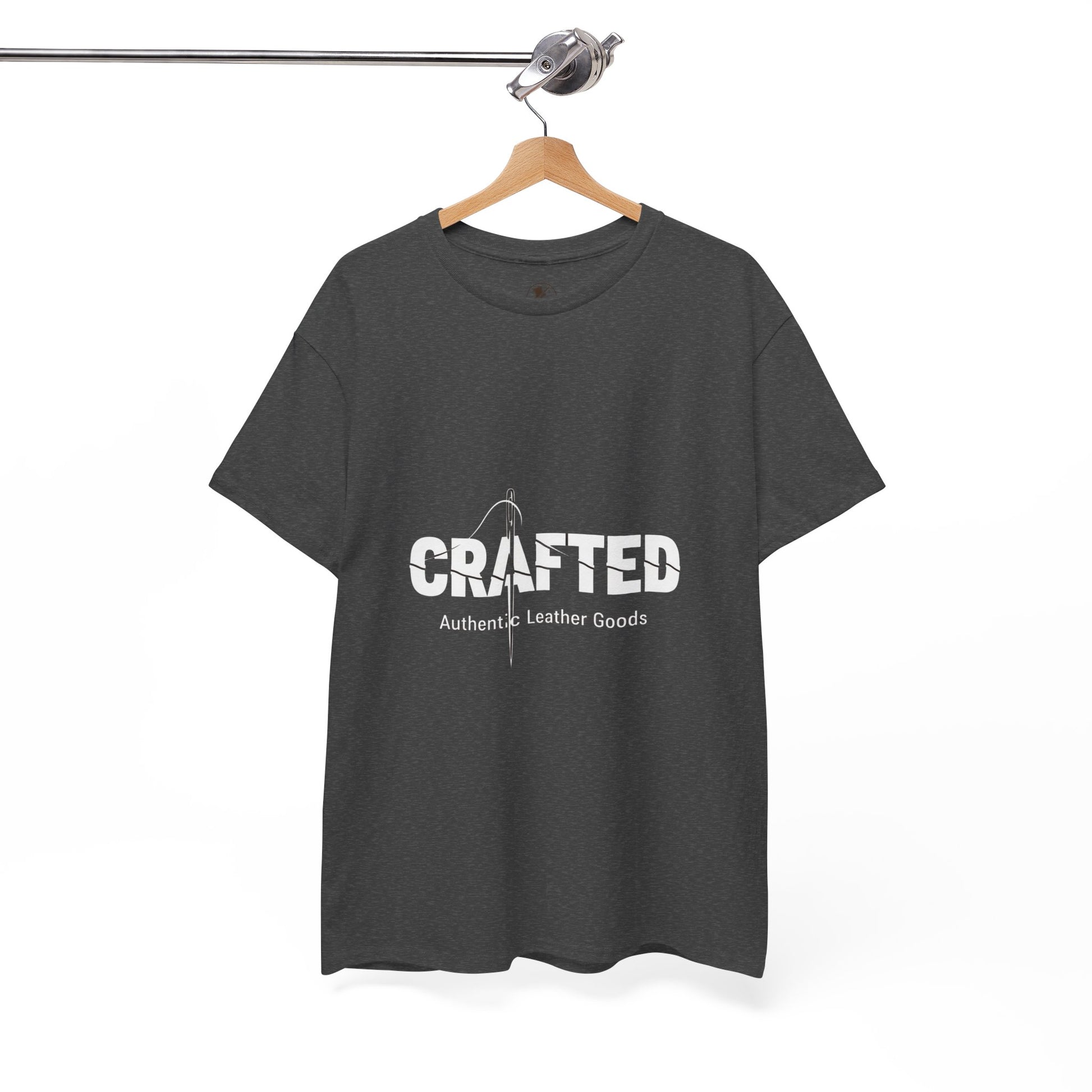 Crafted Leather Goods Tee - Artisan Unisex T-Shirt for Casual Everyday Wear, Unique Gift for Him, Perfect for Craft Lovers - ArtOm_farm™ LEATHER