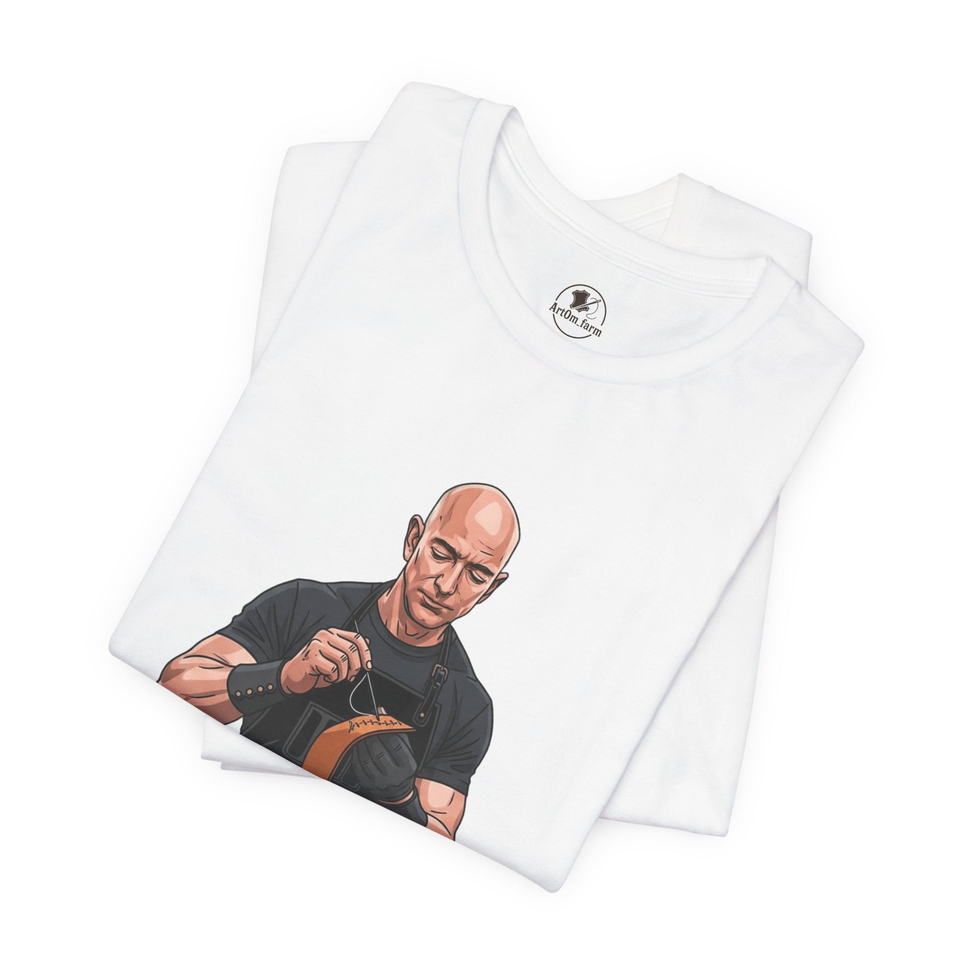 Craftsmanship Inspired Tee for Makers - Perfect Gift for Handmade Enthusiasts and Casual Wear - ArtOm_farm™ LEATHER
