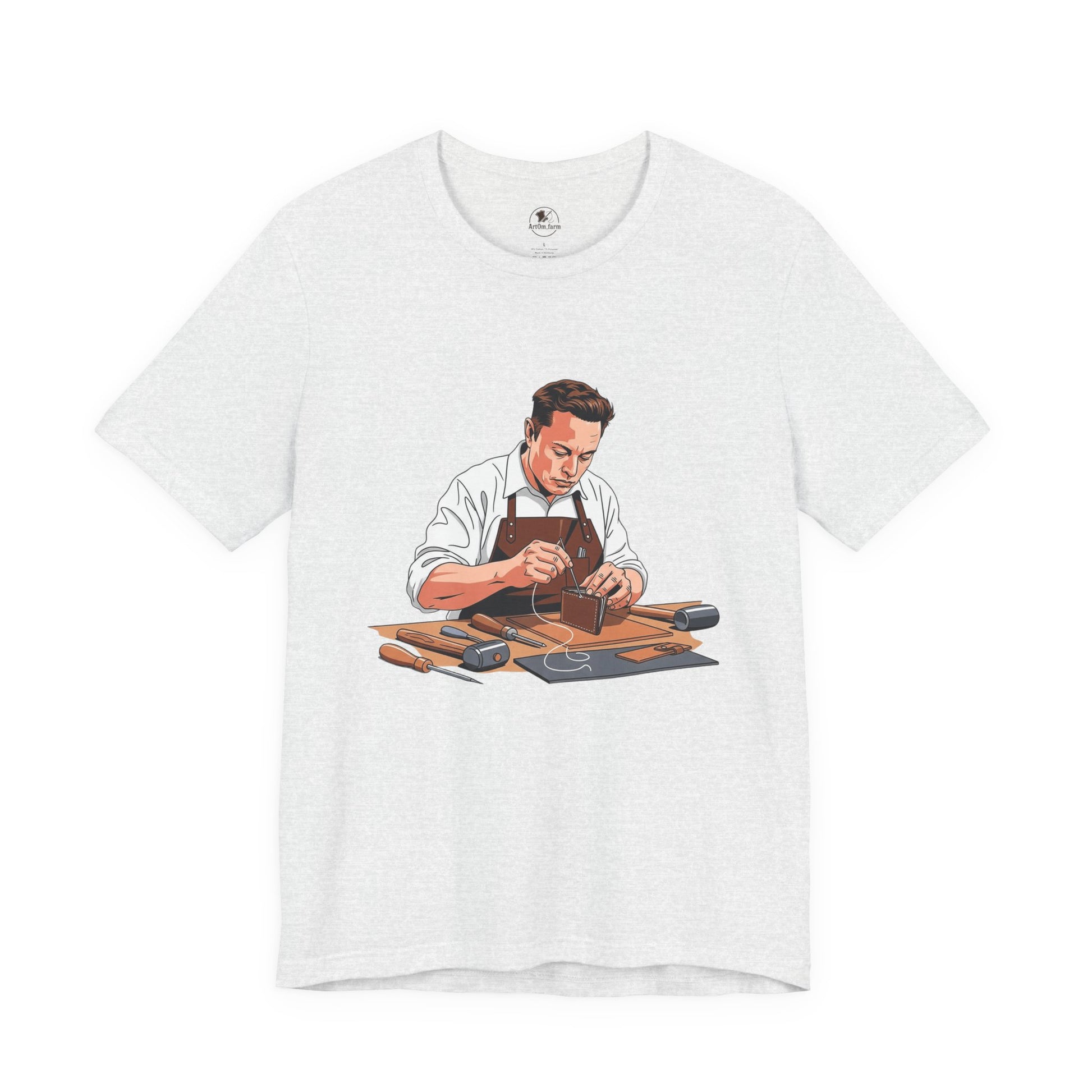 Craftsman Tee - Celebrate Artisanship with the Perfect Gift for Handyman and Father's Day, Ideal for Casual Everyday Wear - ArtOm_farm™ LEATHER