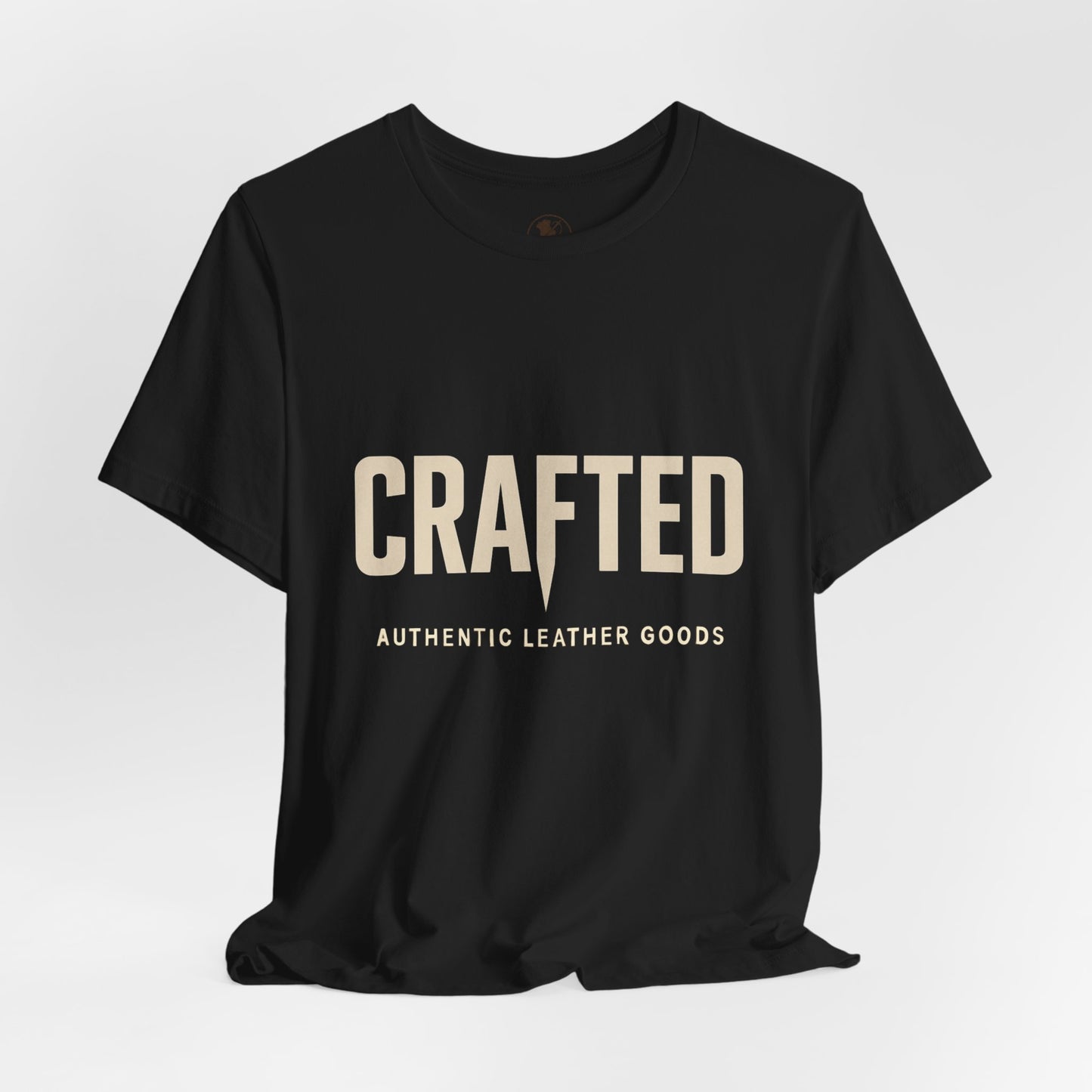 Crafted Leather Goods Tee - Unisex Casual Shirt, Vintage Style Cozy Everyday Wear, Perfect Gift for Him - ArtOm_farm™ LEATHER