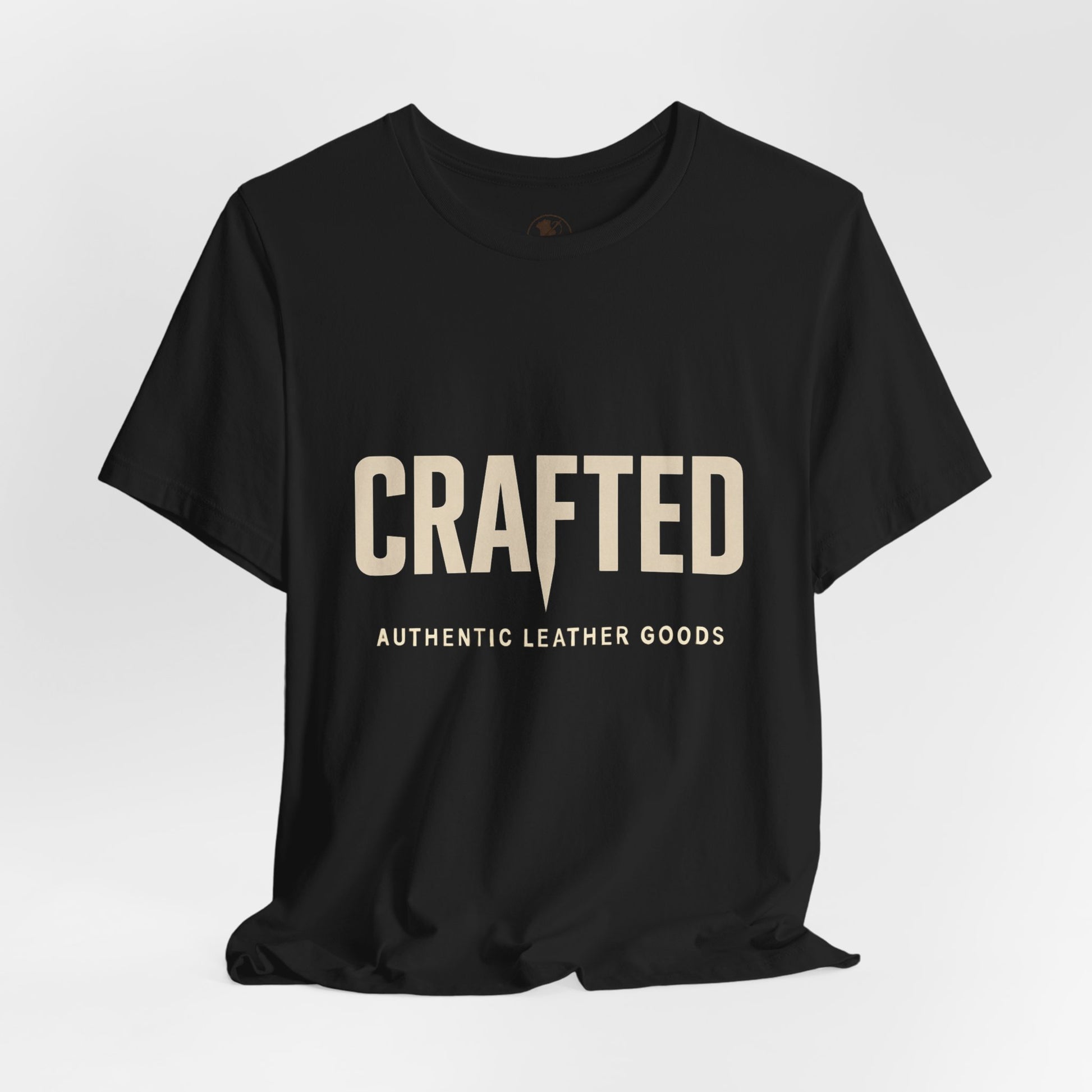 Crafted Leather Goods Tee - Unisex Casual Shirt, Vintage Style Cozy Everyday Wear, Perfect Gift for Him - ArtOm_farm™ LEATHER