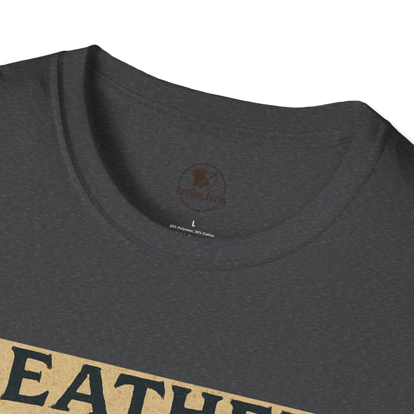 Leatherworking T-Shirt for Enthusiasts, Unisex Softstyle Tee for Craft Workshops and Holidays, Durable and Stylish Gift - ArtOm_farm™ LEATHER