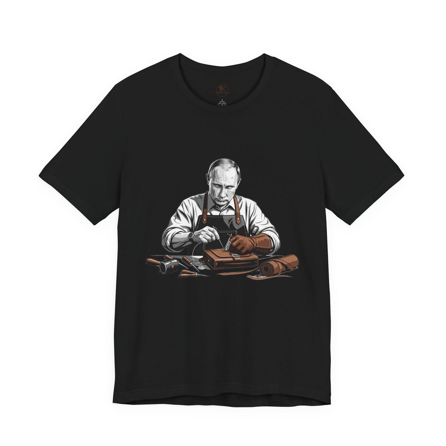 Craftsman Graphic Tee for Artisans, Perfect Birthday Gifts and Everyday Wear - ArtOm_farm™ LEATHER 