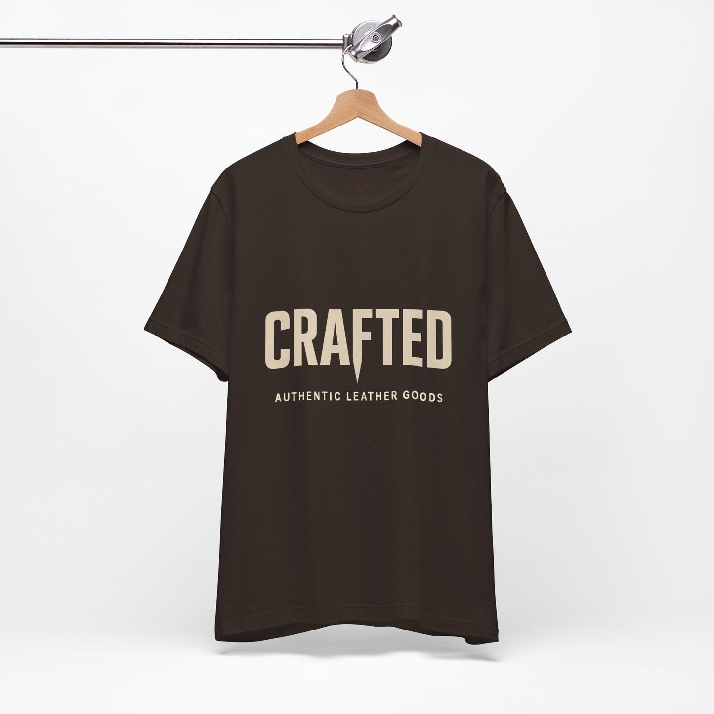 Crafted Leather Goods Tee - Unisex Casual Shirt, Vintage Style Cozy Everyday Wear, Perfect Gift for Him - ArtOm_farm™ LEATHER