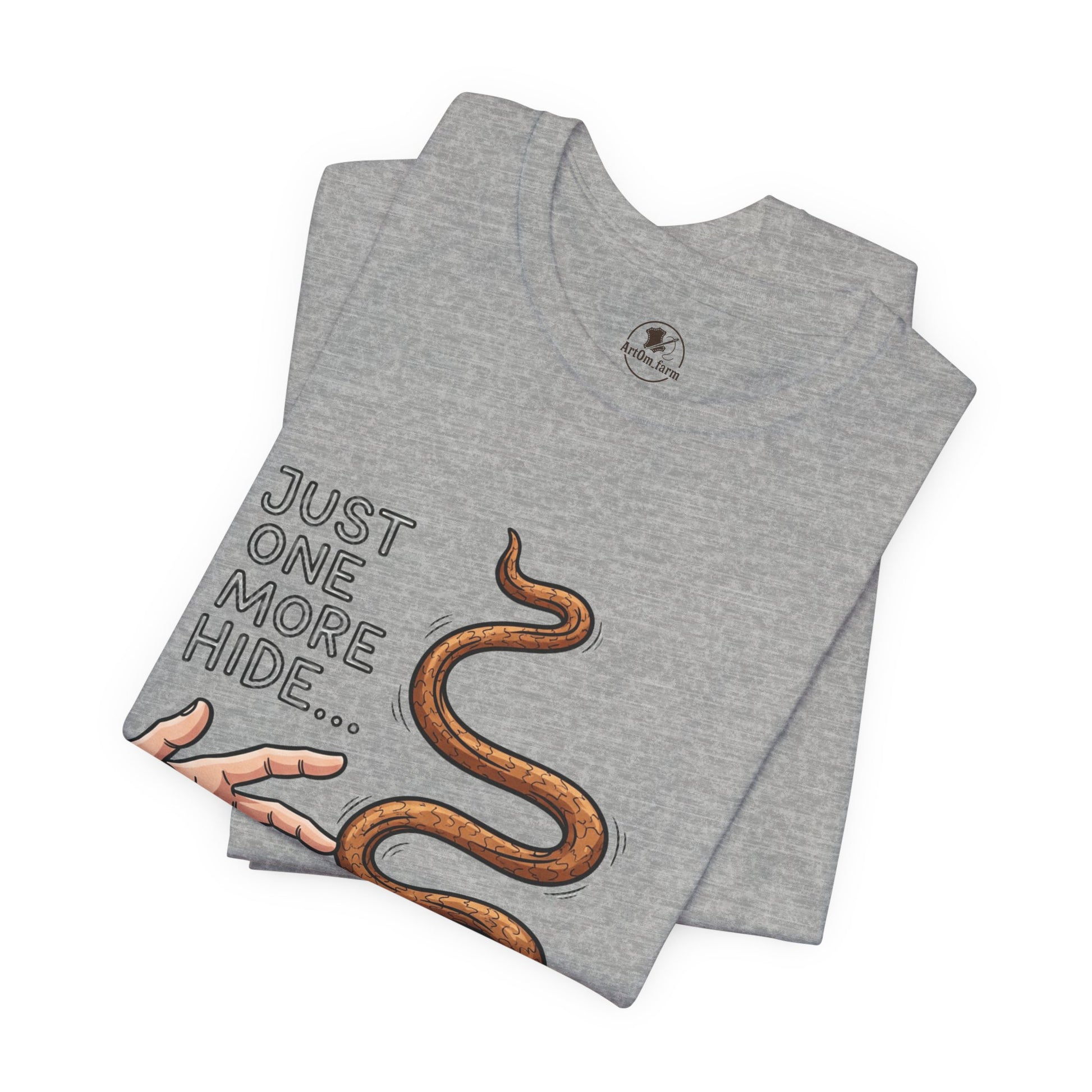 Quirky Tees for Fun Lovers - Perfect Casual Wear for Gifts, Parties, and Everyday Humor - ArtOm_farm™ LEATHER 
