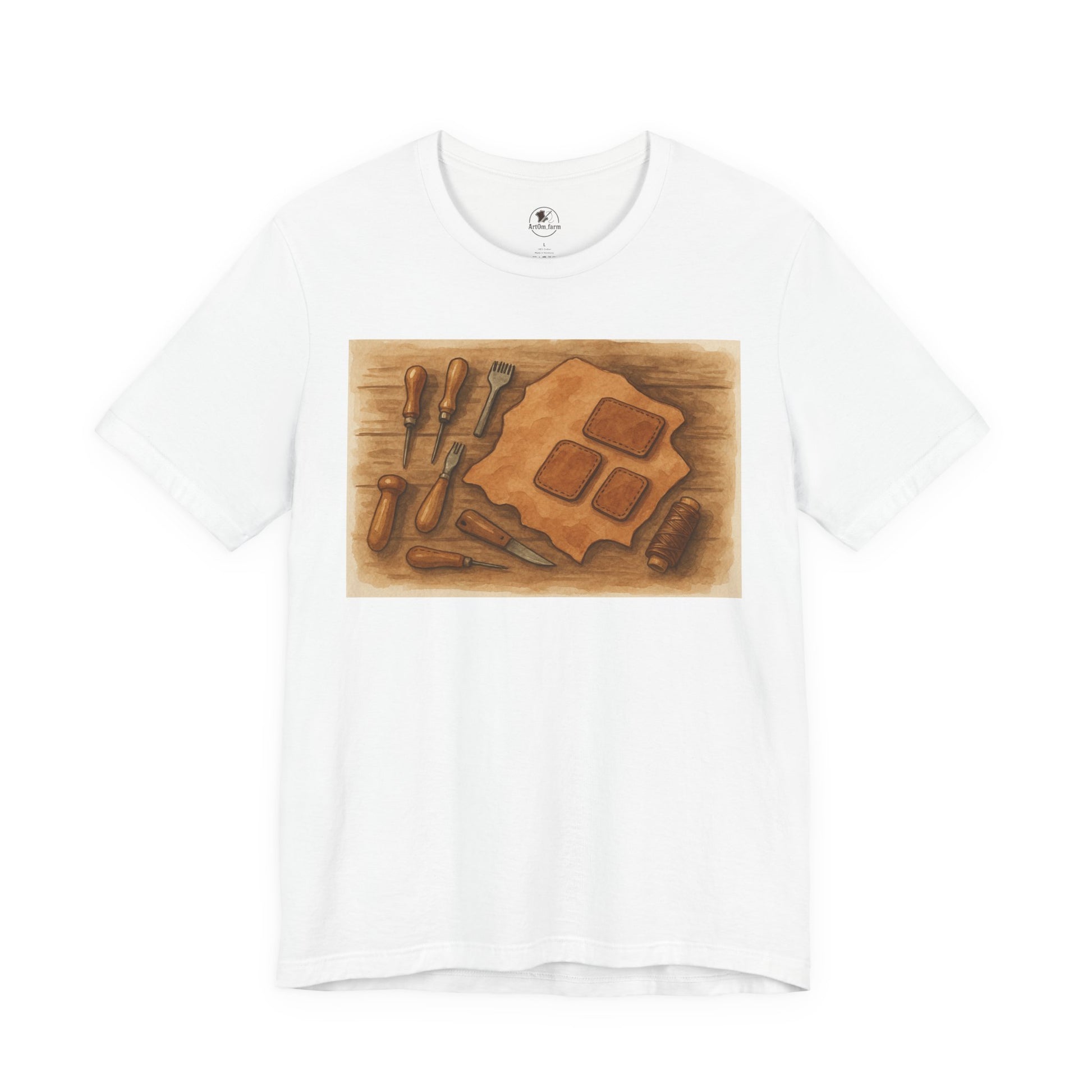 Craftsman Tools Tee - The Ideal Gift for Hobbyists and DIY Enthusiasts - ArtOm_farm™ LEATHER