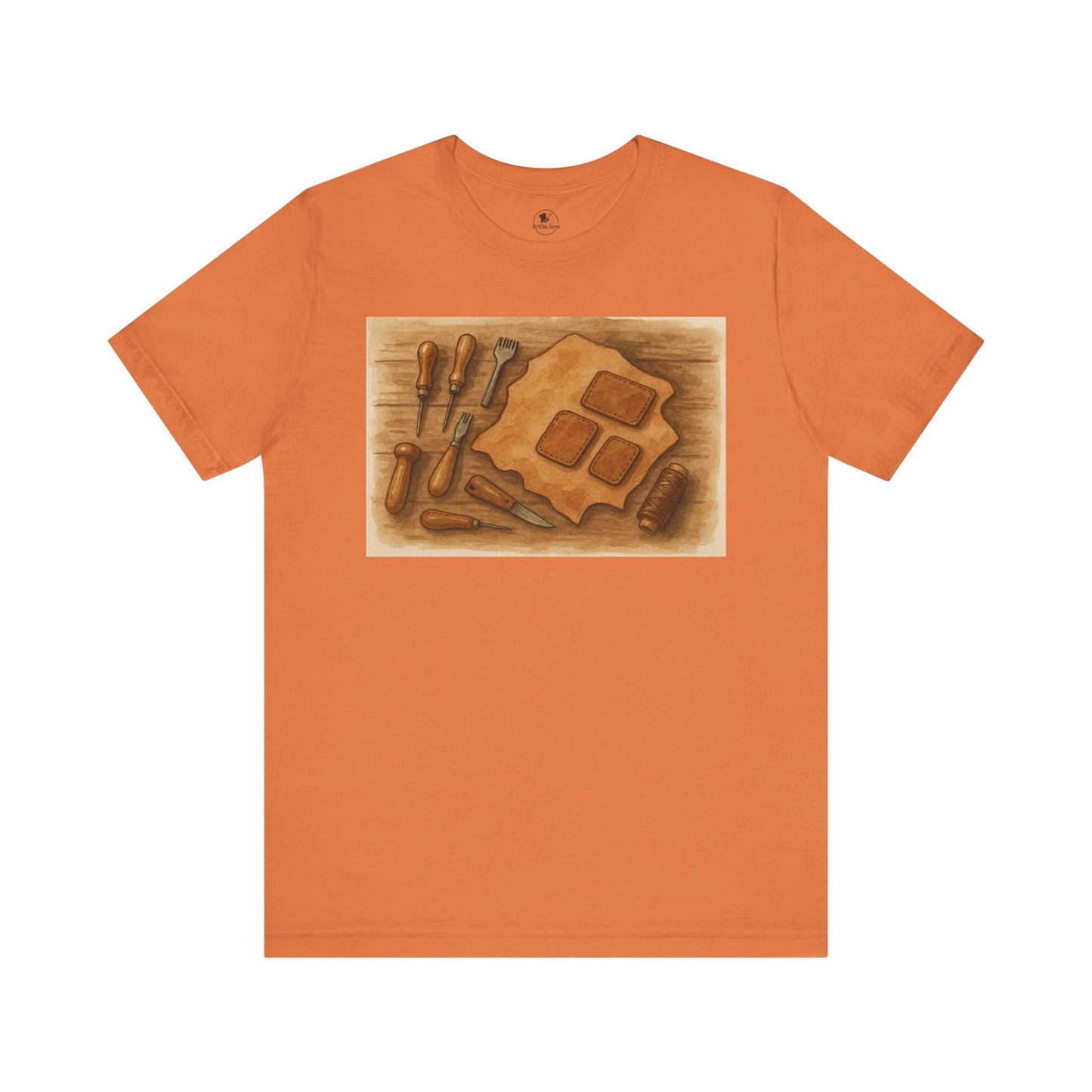 Craftsman Tools Tee - The Ideal Gift for Hobbyists and DIY Enthusiasts - ArtOm_farm™ LEATHER
