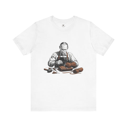 Craftsman Graphic Tee for Artisans, Perfect Birthday Gifts and Everyday Wear - ArtOm_farm™ LEATHER