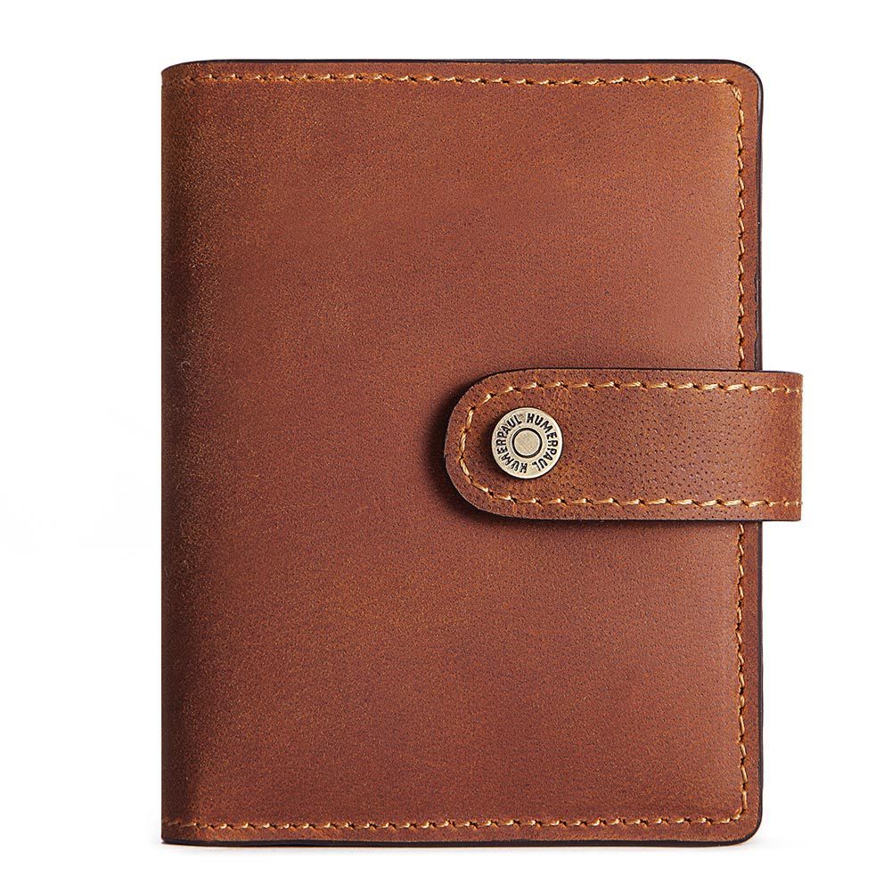Vintage Leather Card Holder - Stylish Zippered Accessory for Organizing Cards - ArtOm_farm™ LEATHER 