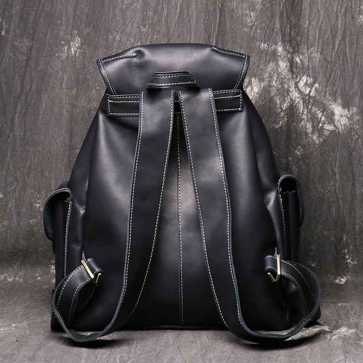 Backpack Made of Crazy Horse Leather - Durable and Stylish Crazy Horse Leather Backpack for Everyday Adventure - ArtOm_farm™ LEATHER