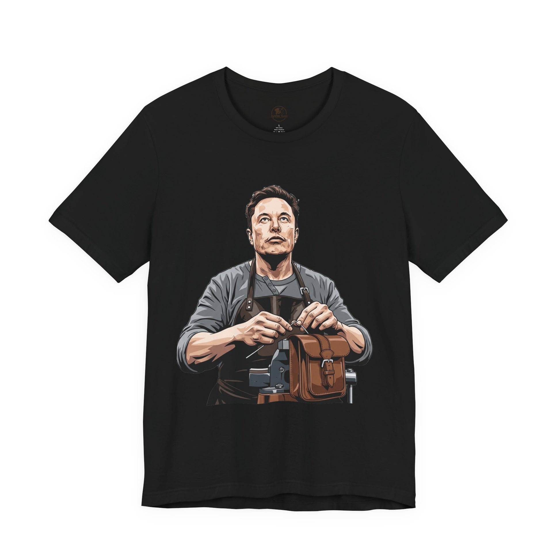 Creative Innovator Tee - Perfect Humor T-Shirt for Tech Enthusiasts and Engineers - ArtOm_farm™ LEATHER 