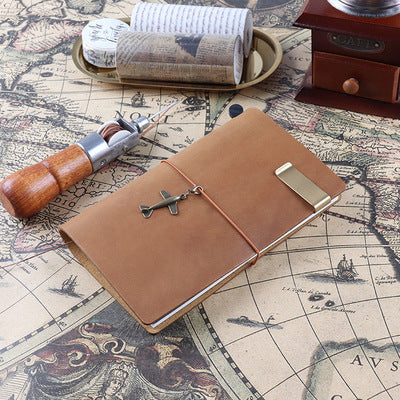 Vintage Leather Traveler's Notebook - Timeless Elegance for Your Thoughts - ArtOm_farm™ LEATHER 