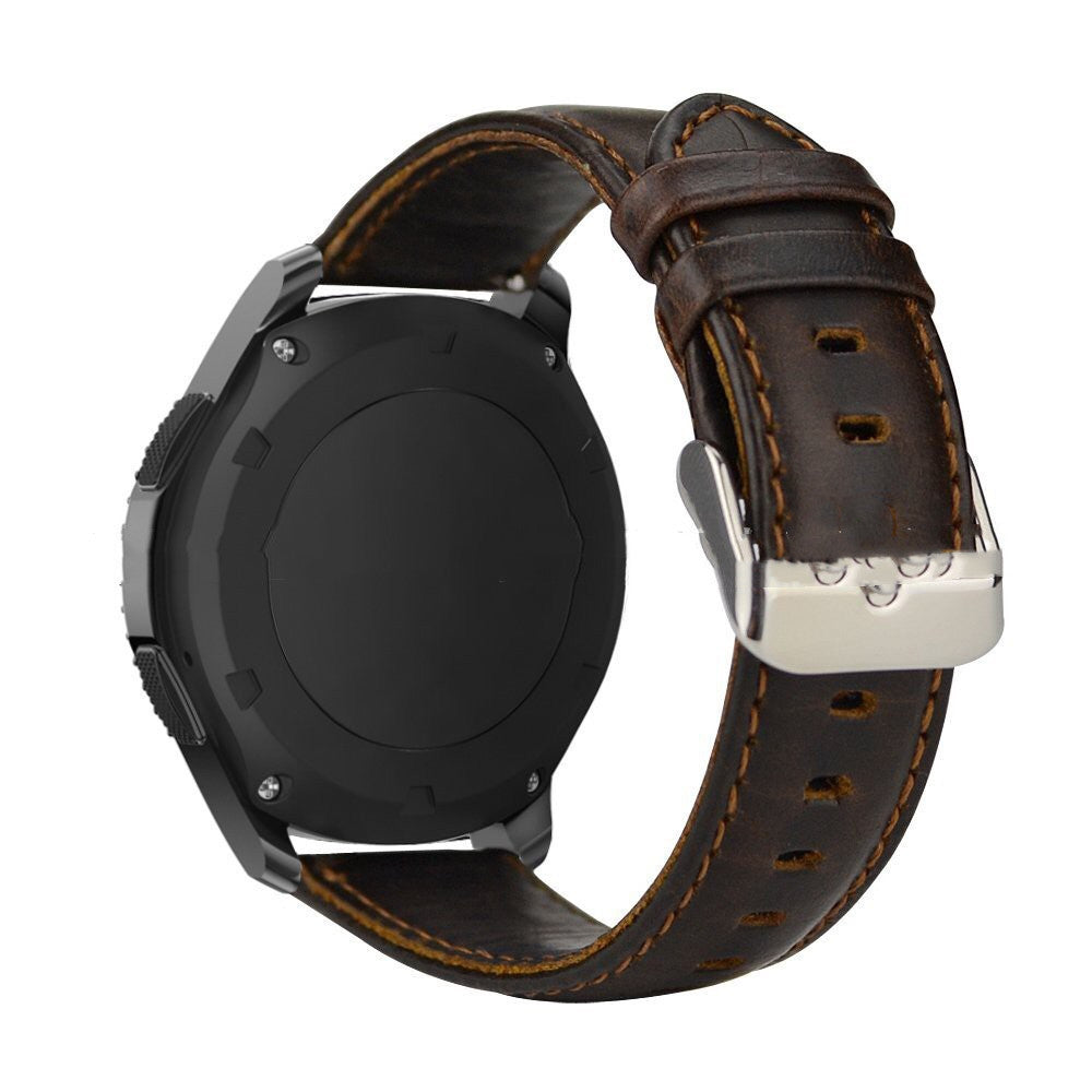 42mm 46mm Leather Strap Crazy Horse Pattern - Stylish & Durable Watch Band - ArtOm_farm™ LEATHER 