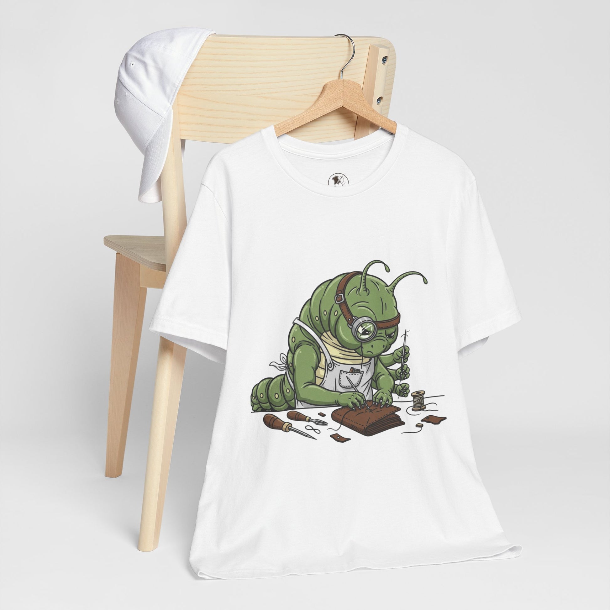 Cute Critter Crafting Tee - Fun Graphic Unisex T-Shirt for Creatives, Perfect Gift for Artsy Individuals - ArtOm_farm™ LEATHER