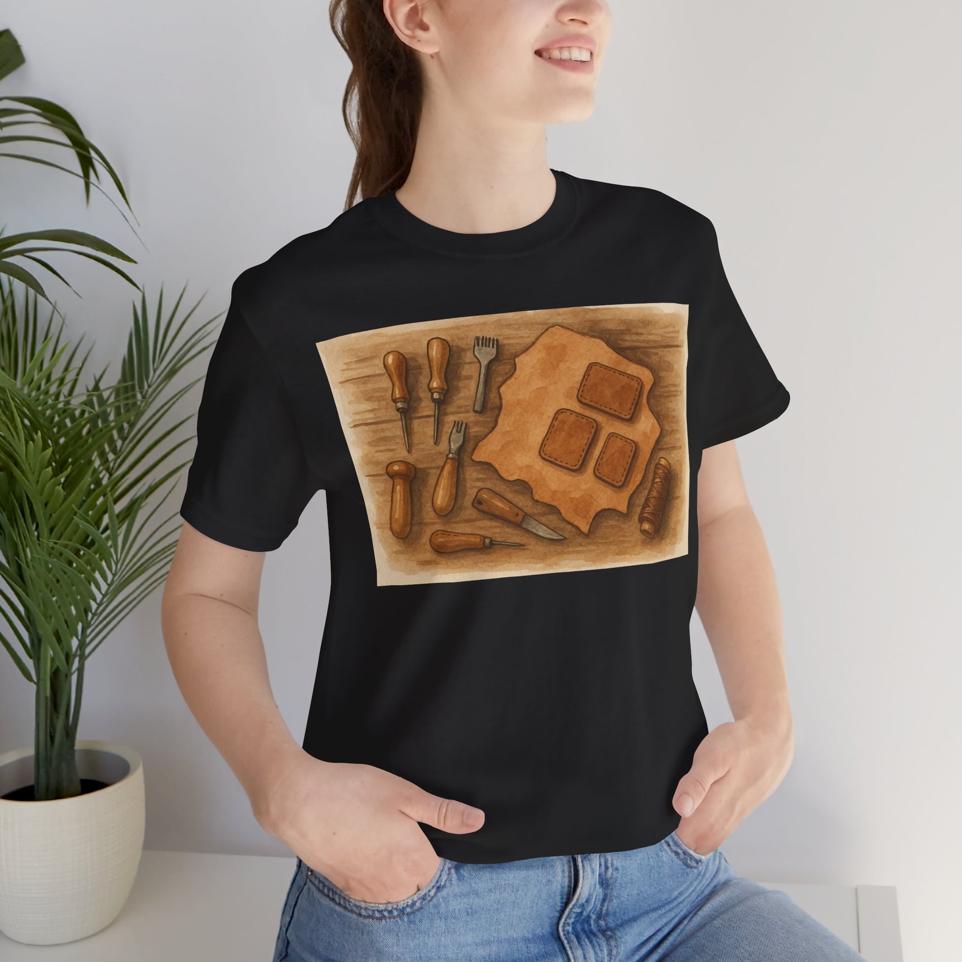 Craftsman Tools Tee - The Ideal Gift for Hobbyists and DIY Enthusiasts - ArtOm_farm™ LEATHER