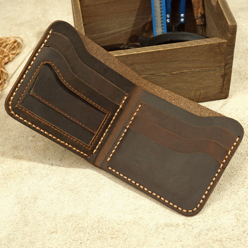 Handmade Leather Wallet for Men - Premium Quality Craftsmanship - ArtOm_farm™ LEATHER 
