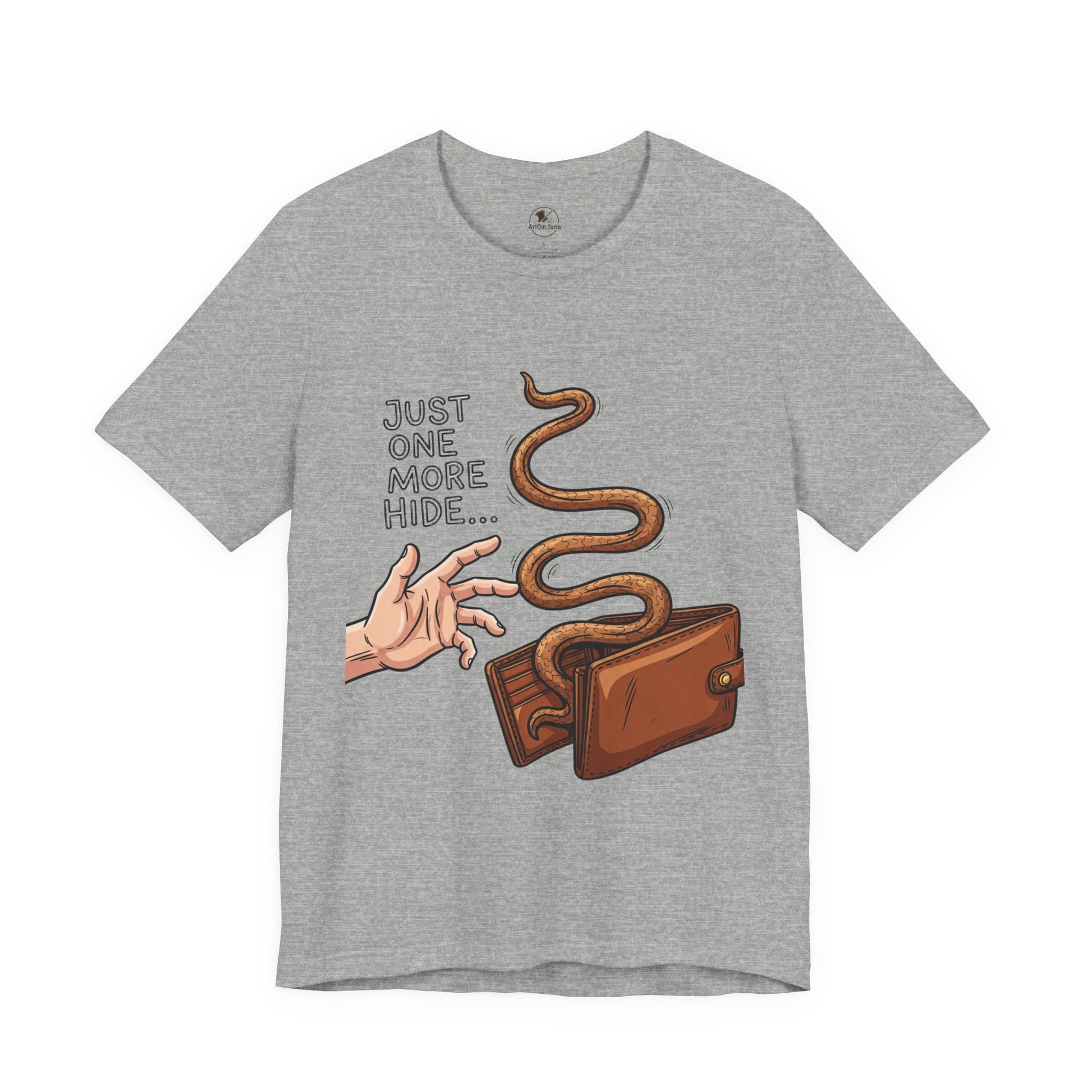 Quirky Tees for Fun Lovers - Perfect Casual Wear for Gifts, Parties, and Everyday Humor - ArtOm_farm™ LEATHER 