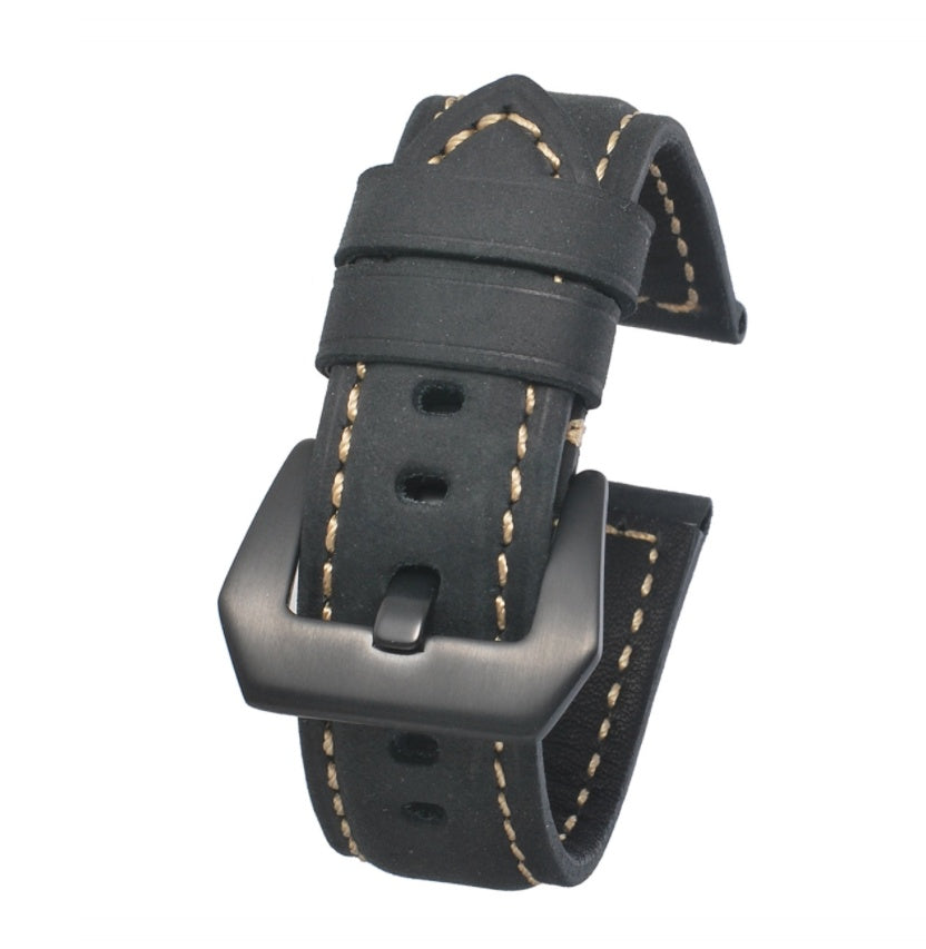Crazy Horse Leather Strap 20mm 22mm 24mm 26mm Calfskin Quality - ArtOm_farm™ LEATHER