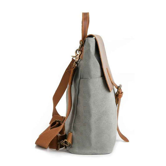 Retro Crazy Horse Leather Backpack for Timeless Style and Durability - ArtOm_farm™ LEATHER
