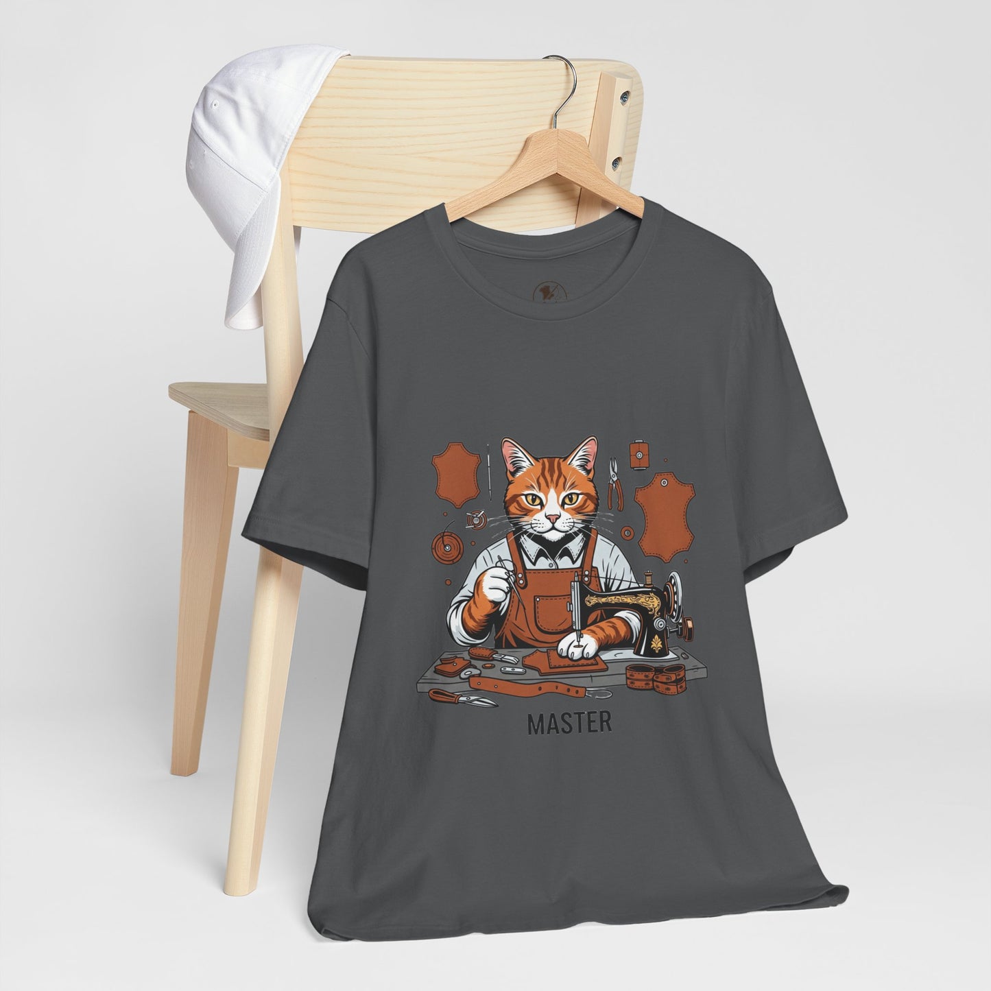 Crafty Cat Master Tee - Funny Cat Shirt for Unisex Pet Lovers, Unique Cat Apparel Gift for Cat Owners
