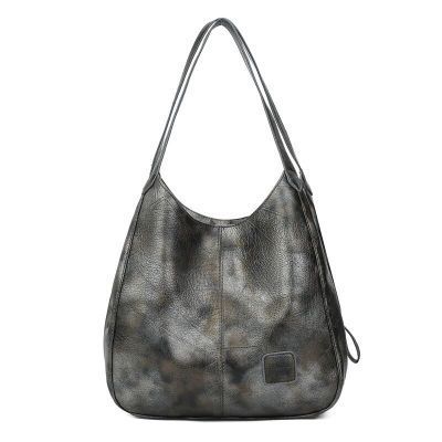 Vintage Leather Shoulder Bag - Soft and Stylish Handcrafted Accessory - ArtOm_farm™ LEATHER 