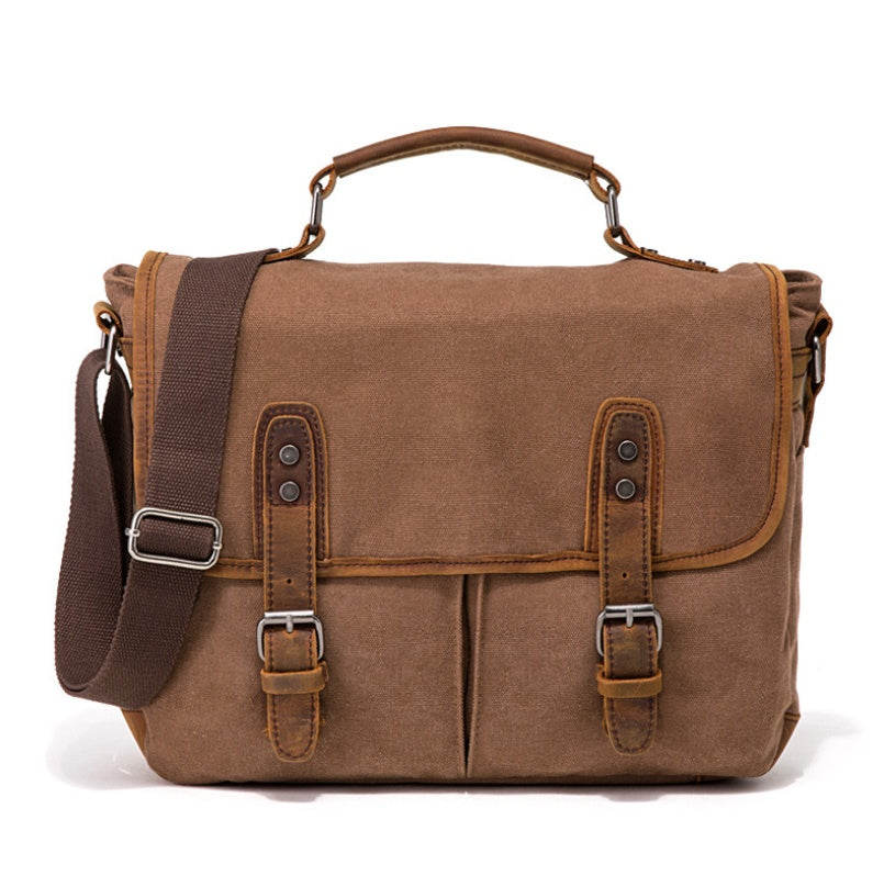Horse Leather Briefcase - Premium Quality Leather Laptop Bag for Professionals - ArtOm_farm™ LEATHER 