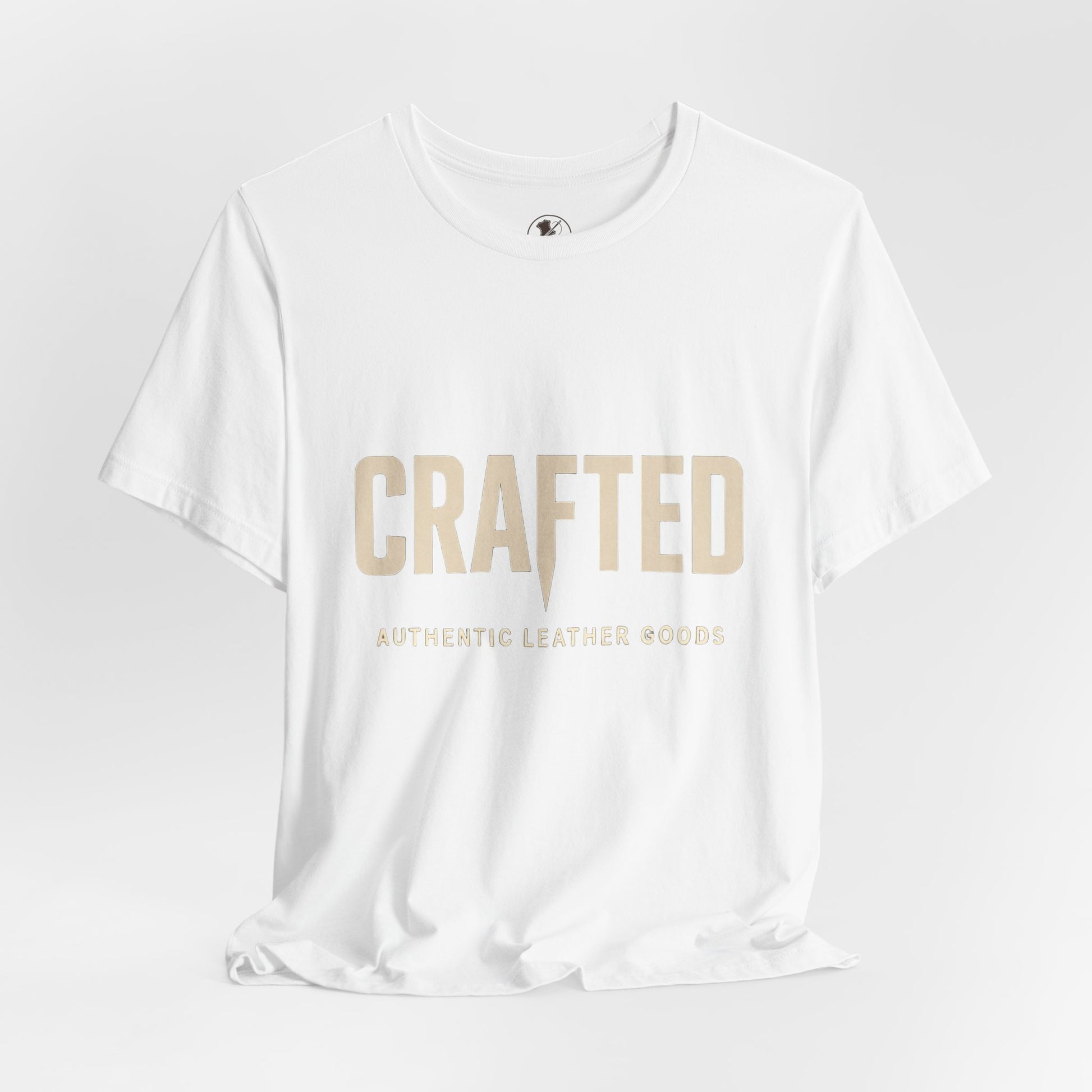 Crafted Leather Goods Tee - Unisex Casual Shirt, Vintage Style Cozy Everyday Wear, Perfect Gift for Him - ArtOm_farm™ LEATHER