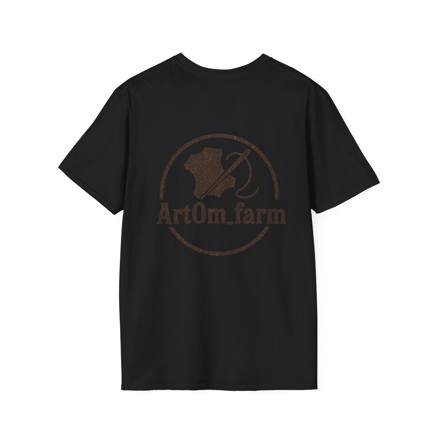 Unisex Artisan Graphic T-Shirt - Creative Apparel for Craft Lovers, Casual Wear, Unique Gift, Artisan Style, Graphic Tee - ArtOm_farm™ LEATHER