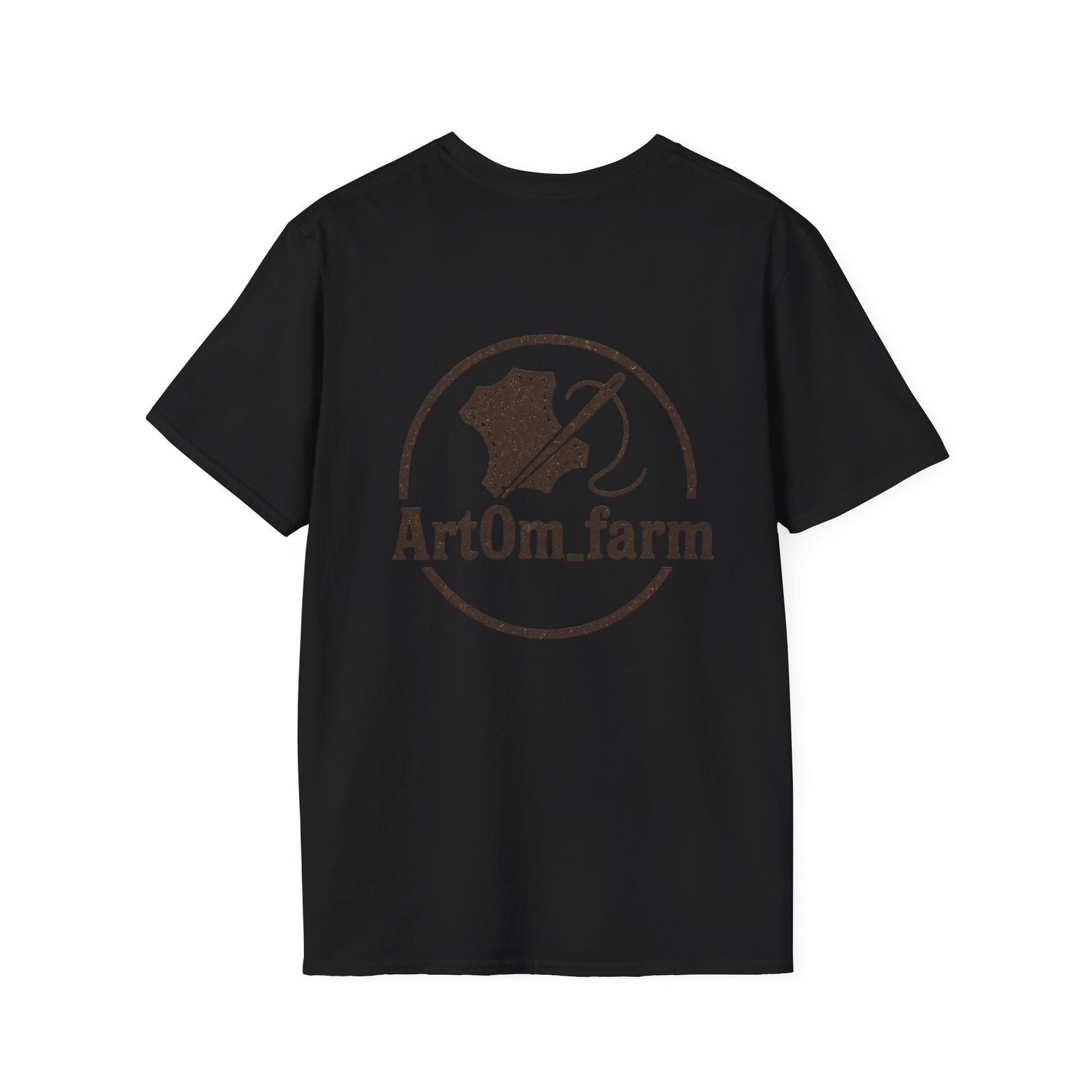 Unisex Artisan Graphic T-Shirt - Creative Apparel for Craft Lovers, Casual Wear, Unique Gift, Artisan Style, Graphic Tee - ArtOm_farm™ LEATHER