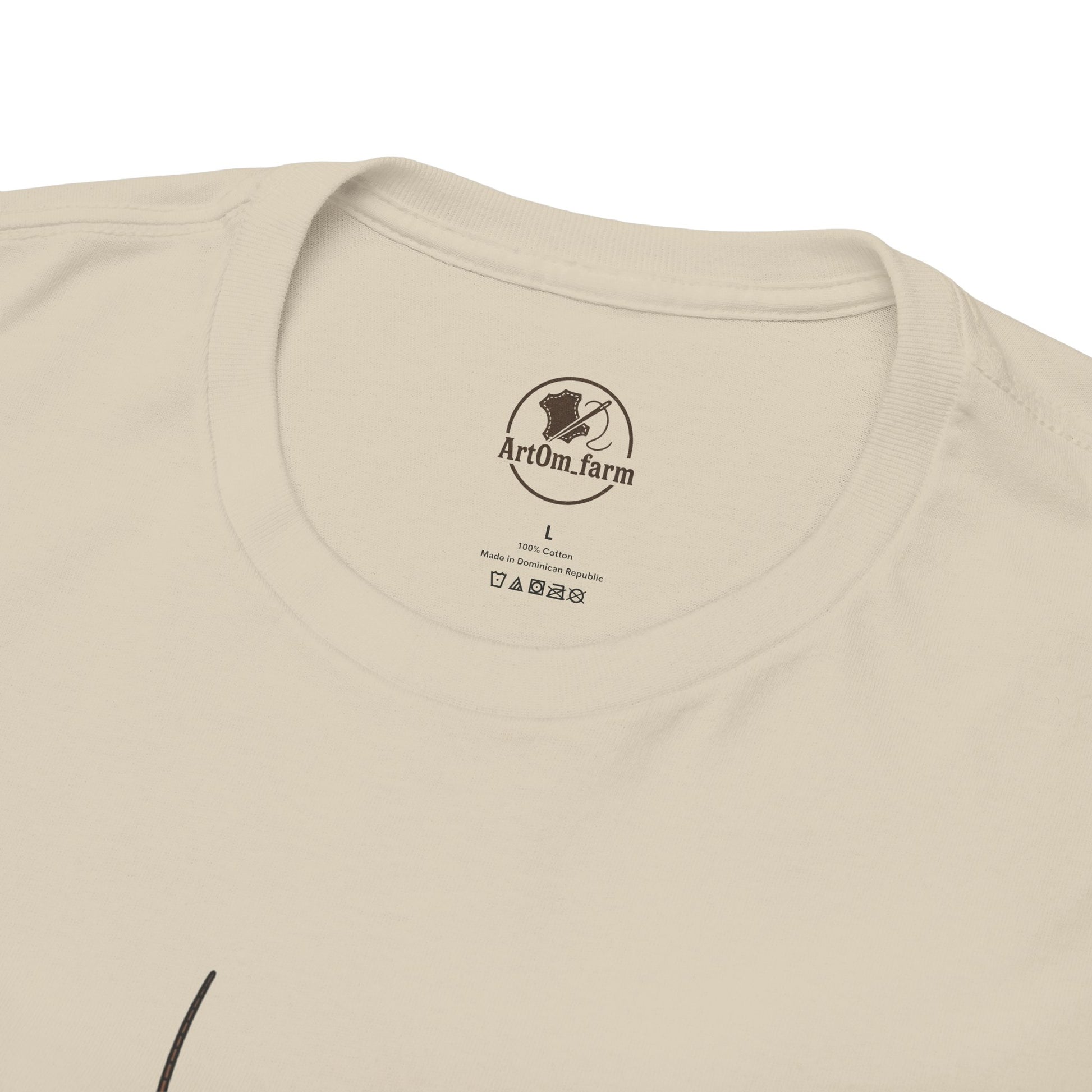 Creative Fishing Tee - Eco-Friendly Fishing Shirt with Cartoon Crab Design, Perfect Gift for Fisherman, Unisex Heavy Cotton Tee - ArtOm_farm™ LEATHER 