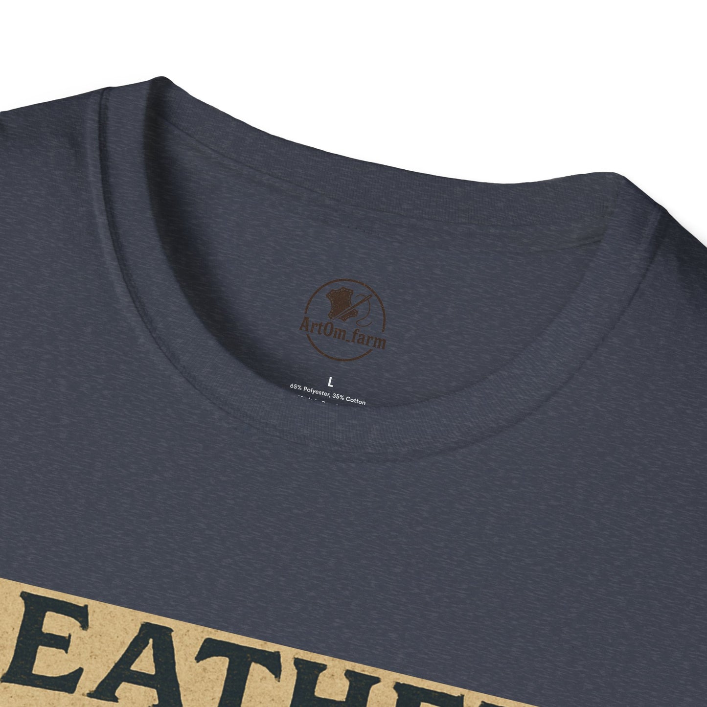 Leatherworking T-Shirt for Enthusiasts, Unisex Softstyle Tee for Craft Workshops and Holidays, Durable and Stylish Gift - ArtOm_farm™ LEATHER