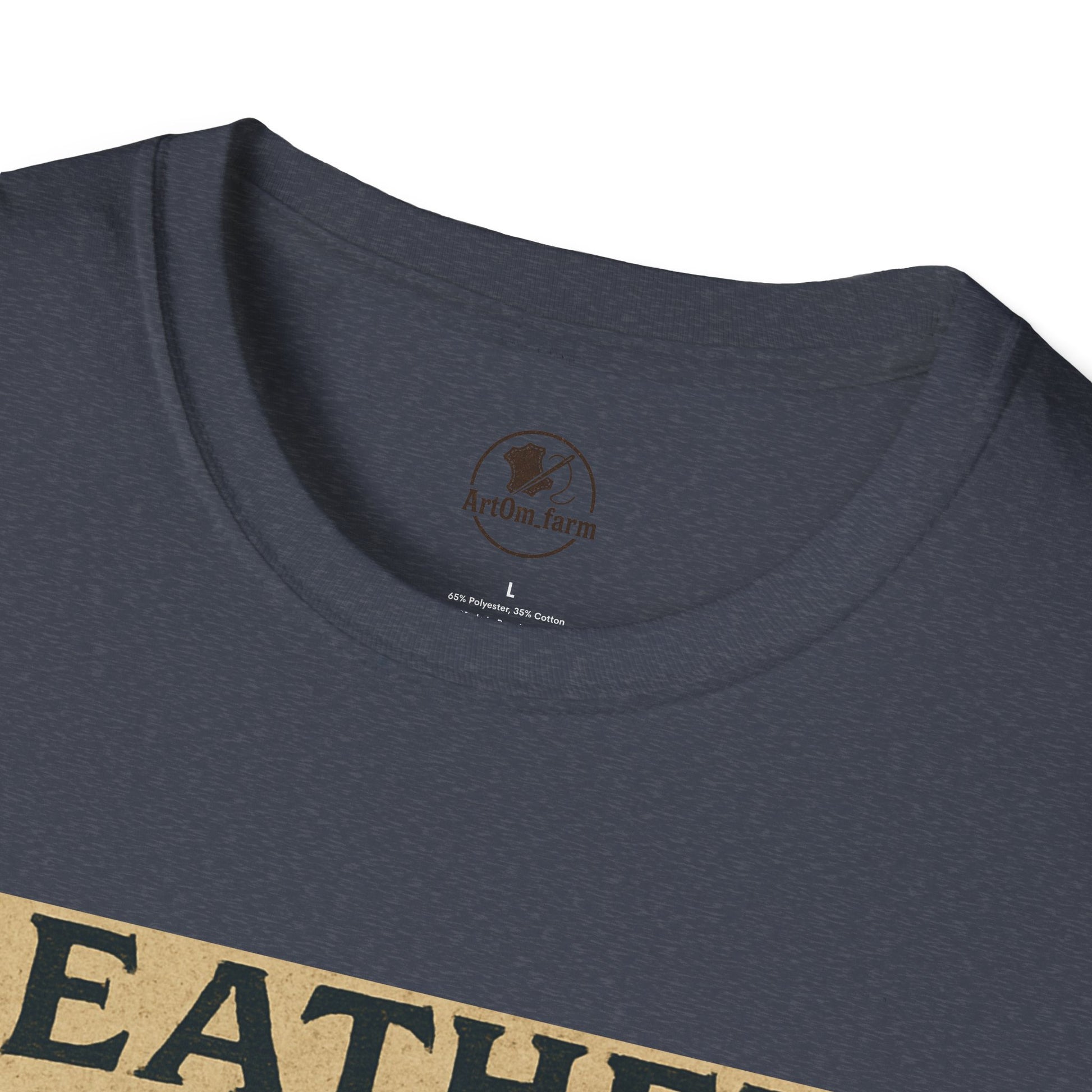 Leatherworking T-Shirt for Enthusiasts, Unisex Softstyle Tee for Craft Workshops and Holidays, Durable and Stylish Gift - ArtOm_farm™ LEATHER